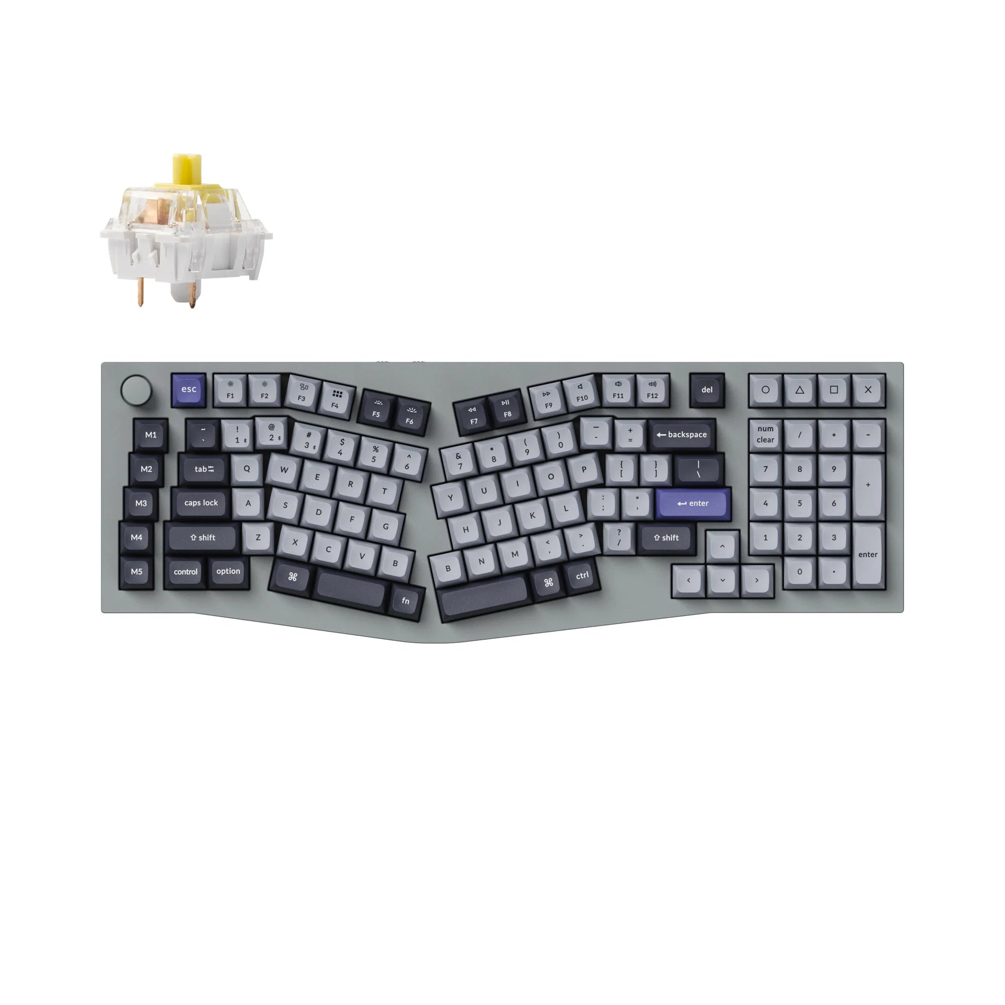 Keychron Q13 Pro (Alice Layout) QMK/VIA Wireless Custom Mechanical Keyboard - View 6