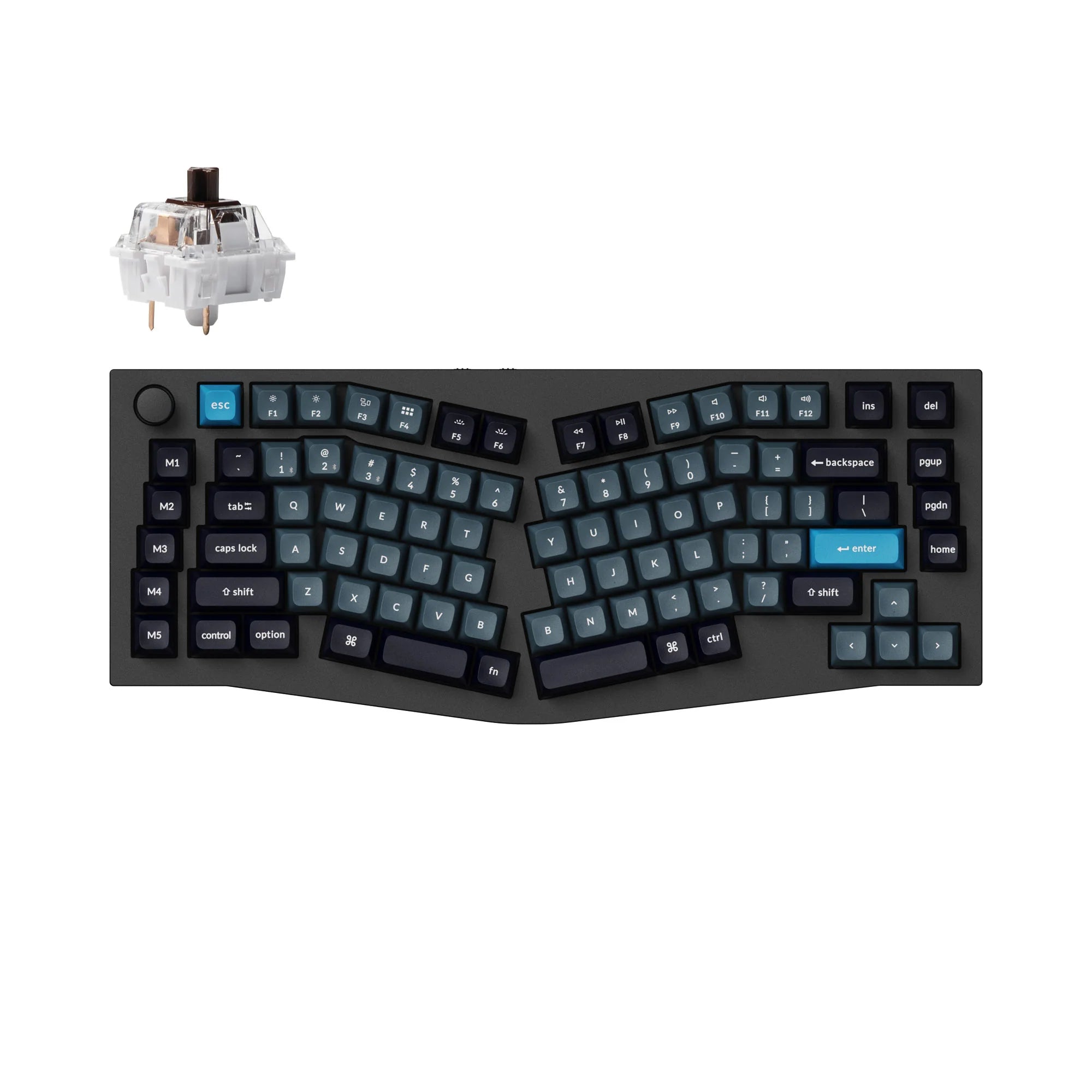 Keychron Q10 Pro (Alice Layout) QMK/VIA Wireless Custom Mechanical Keyboard - View 2