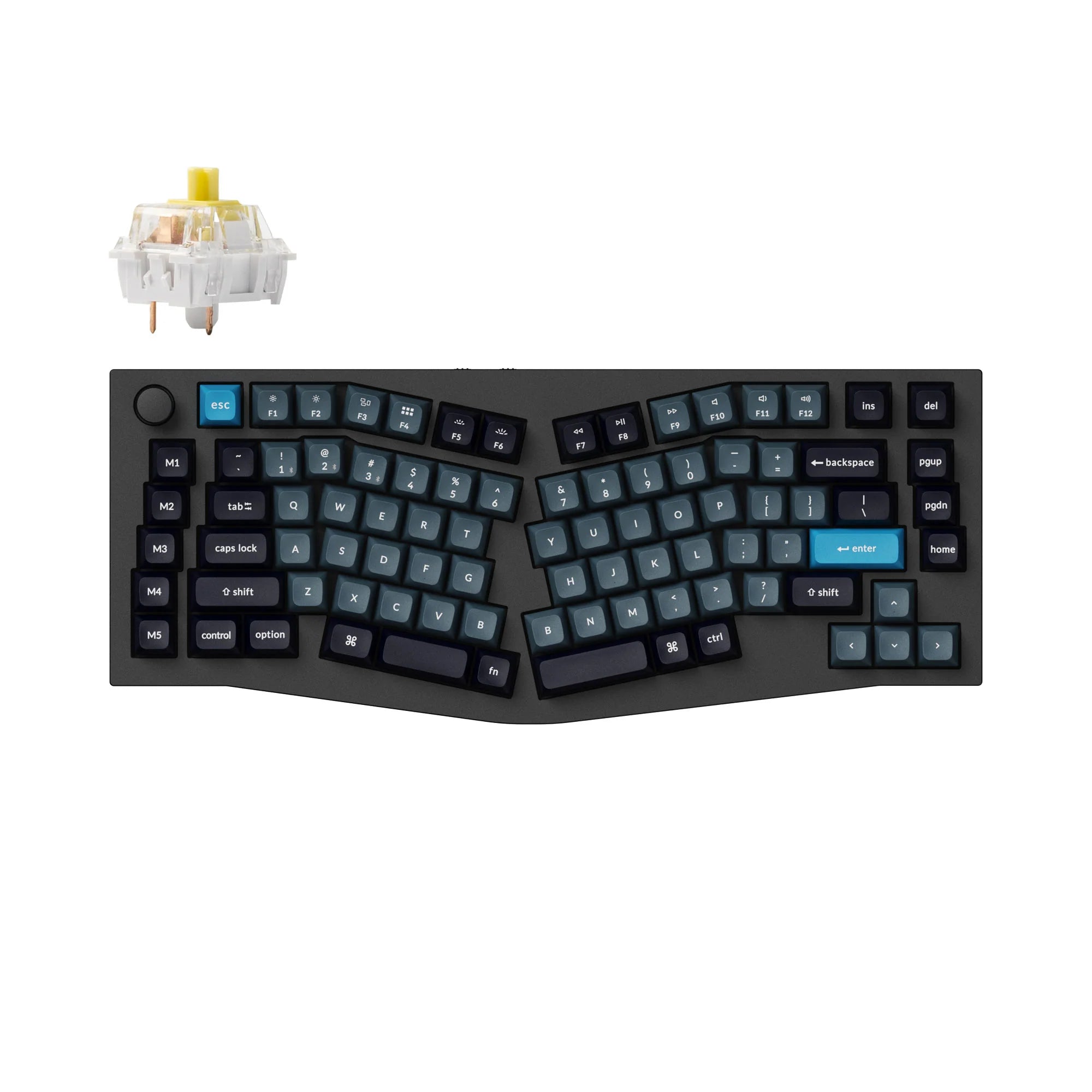 Keychron Q10 Pro (Alice Layout) QMK/VIA Wireless Custom Mechanical Keyboard - View 3
