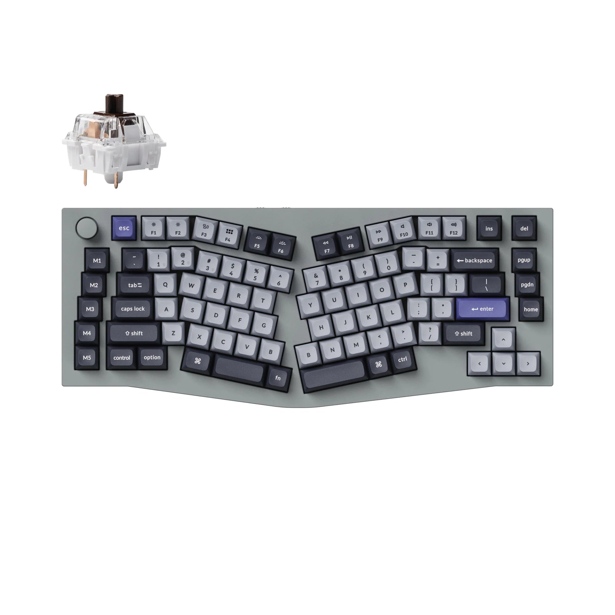 Keychron Q10 Pro (Alice Layout) QMK/VIA Wireless Custom Mechanical Keyboard - View 5