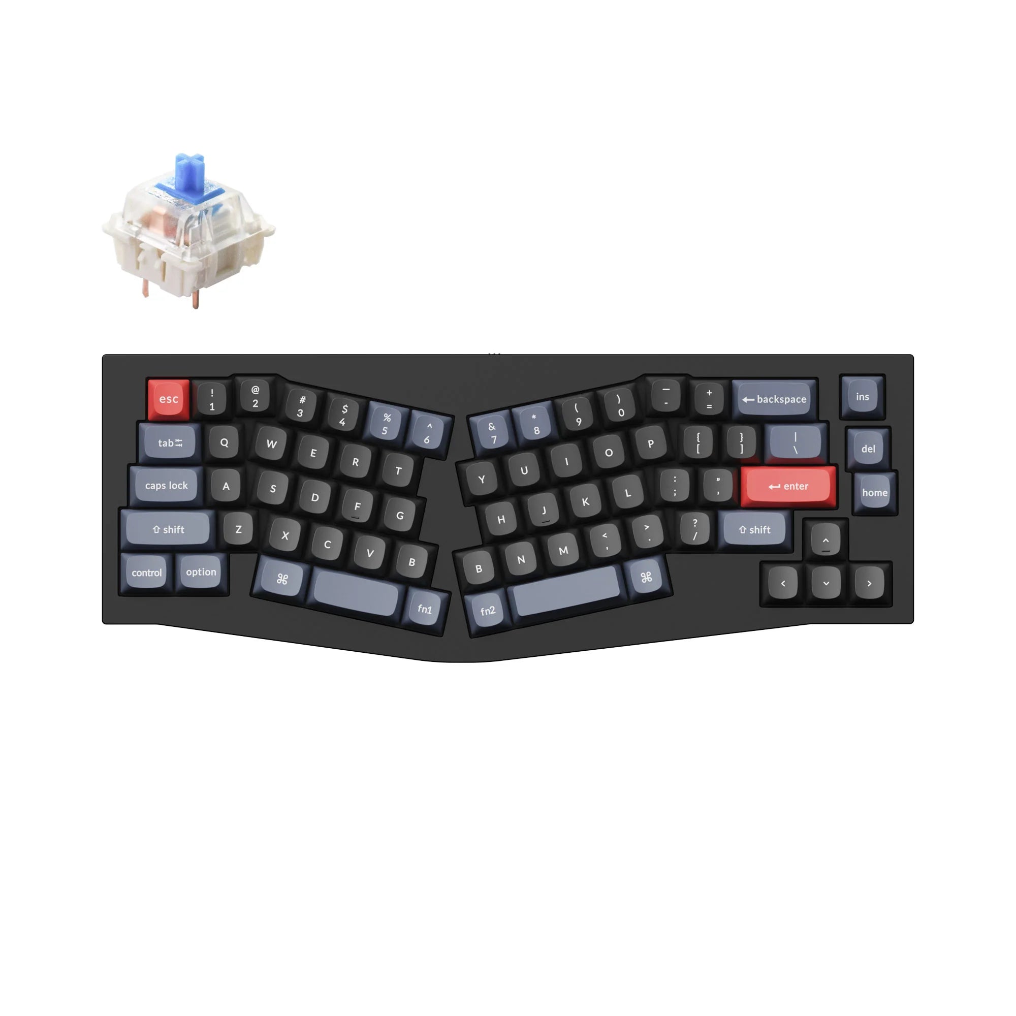 Keychron Q8 (Alice Layout) QMK Custom Mechanical Keyboard - View 2