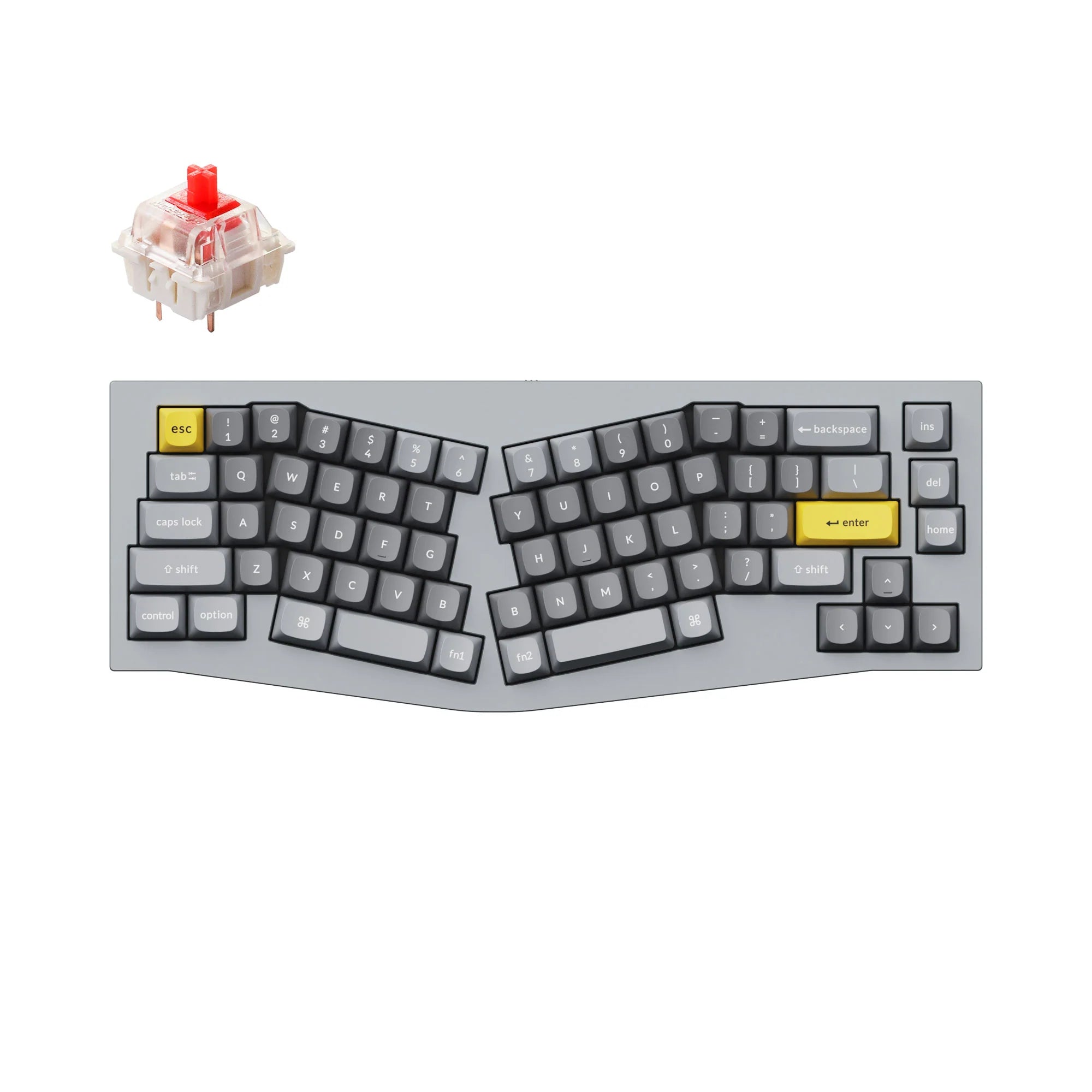 Keychron Q8 (Alice Layout) QMK Custom Mechanical Keyboard - View 4