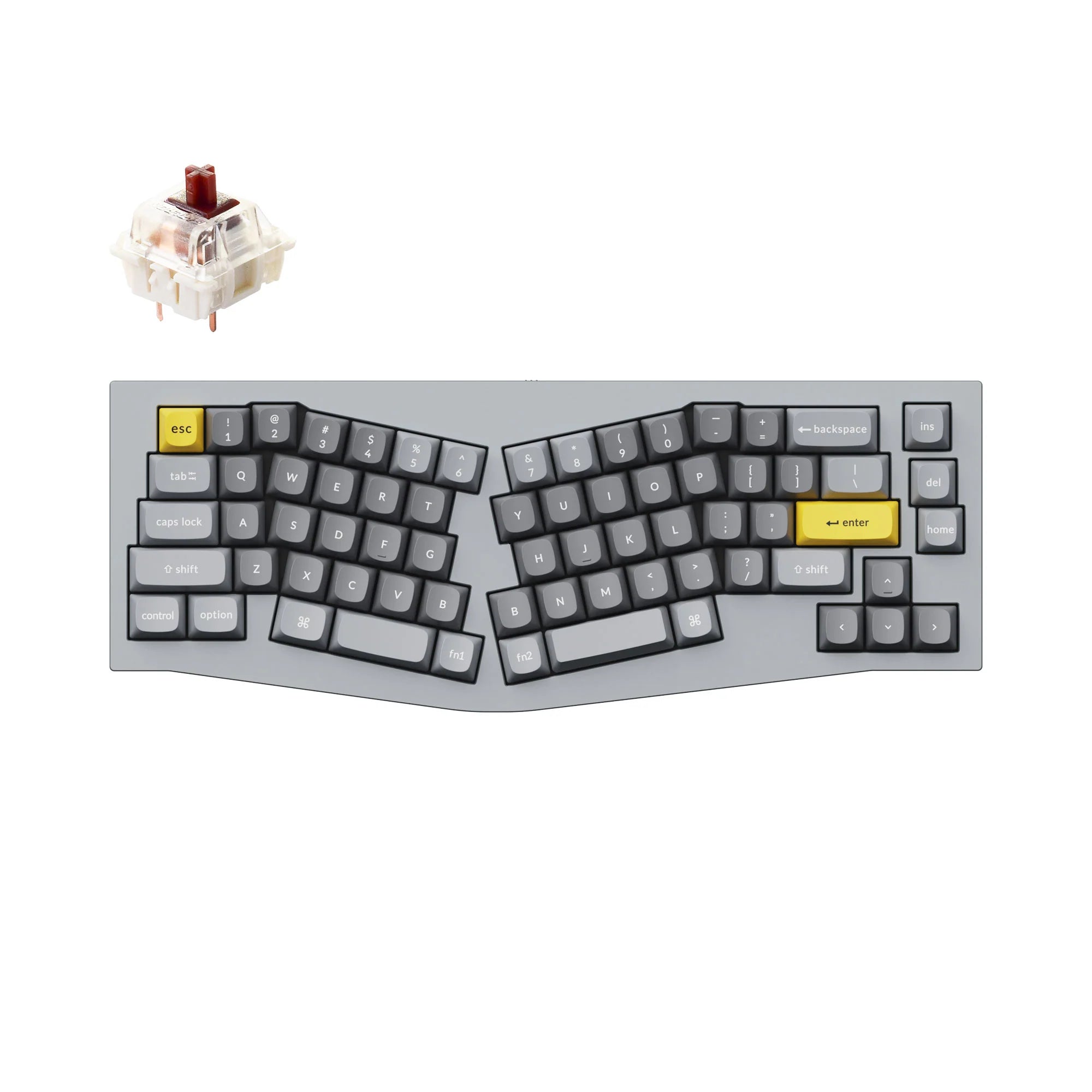 Keychron Q8 (Alice Layout) QMK Custom Mechanical Keyboard - View 6