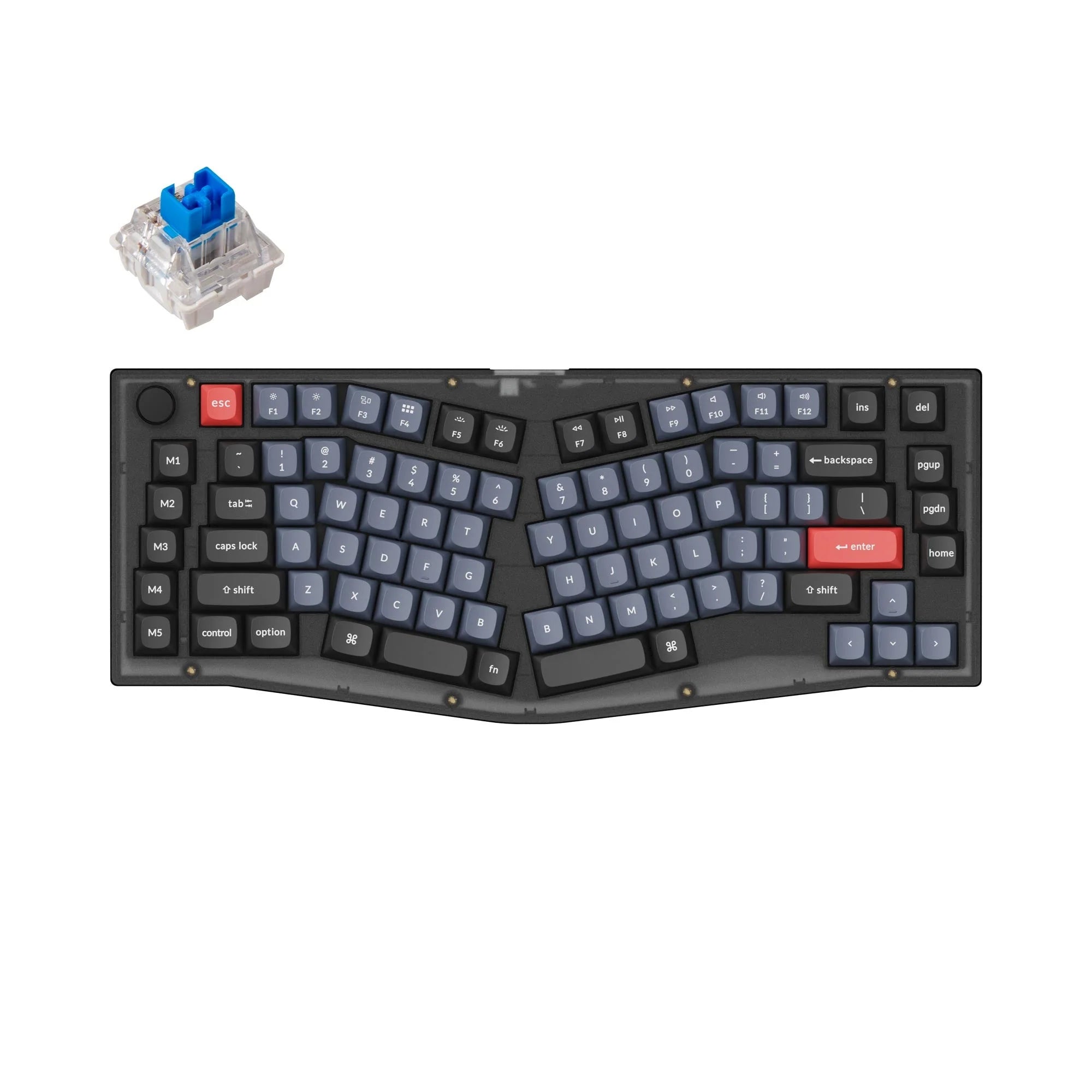 Keychron V10 (Alice Layout) QMK Custom Mechanical Keyboard - View 2