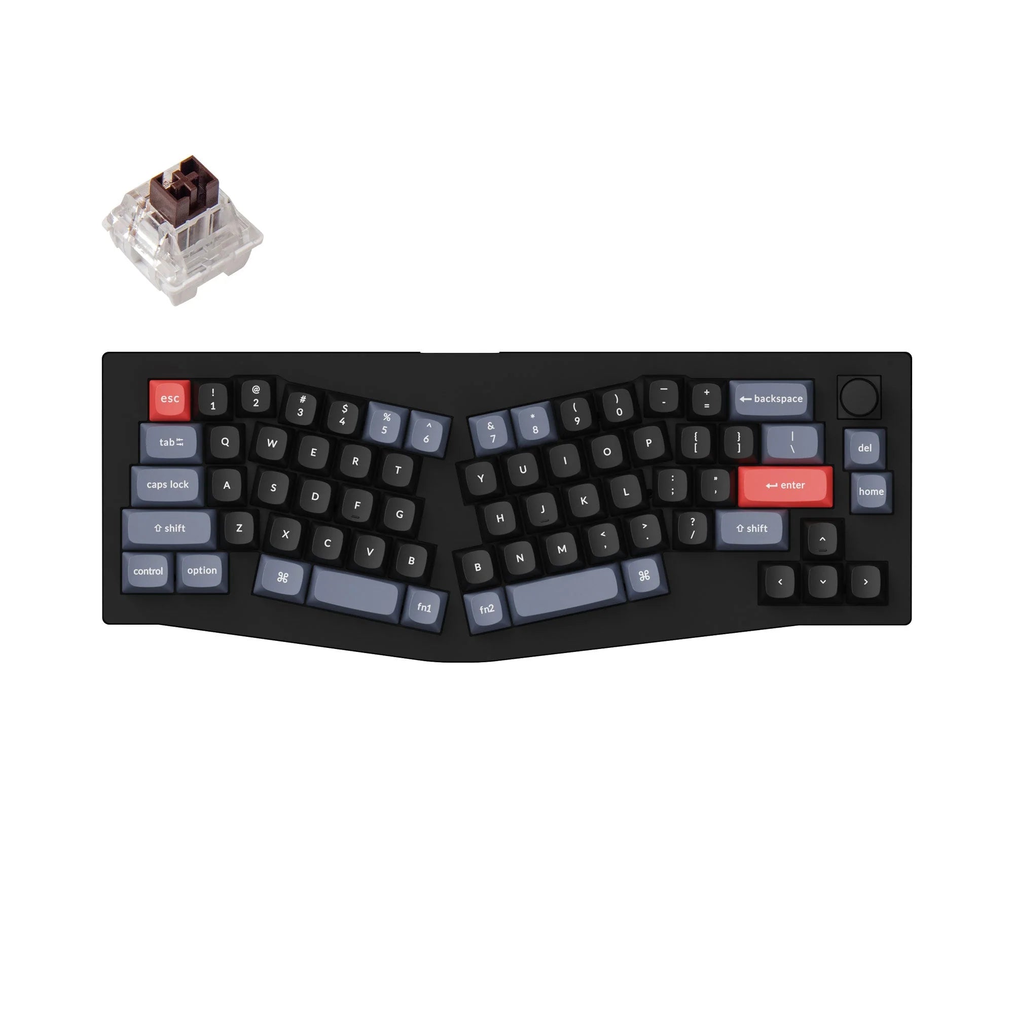 Keychron V8 (Alice Layout) QMK Custom Mechanical Keyboard - View 3