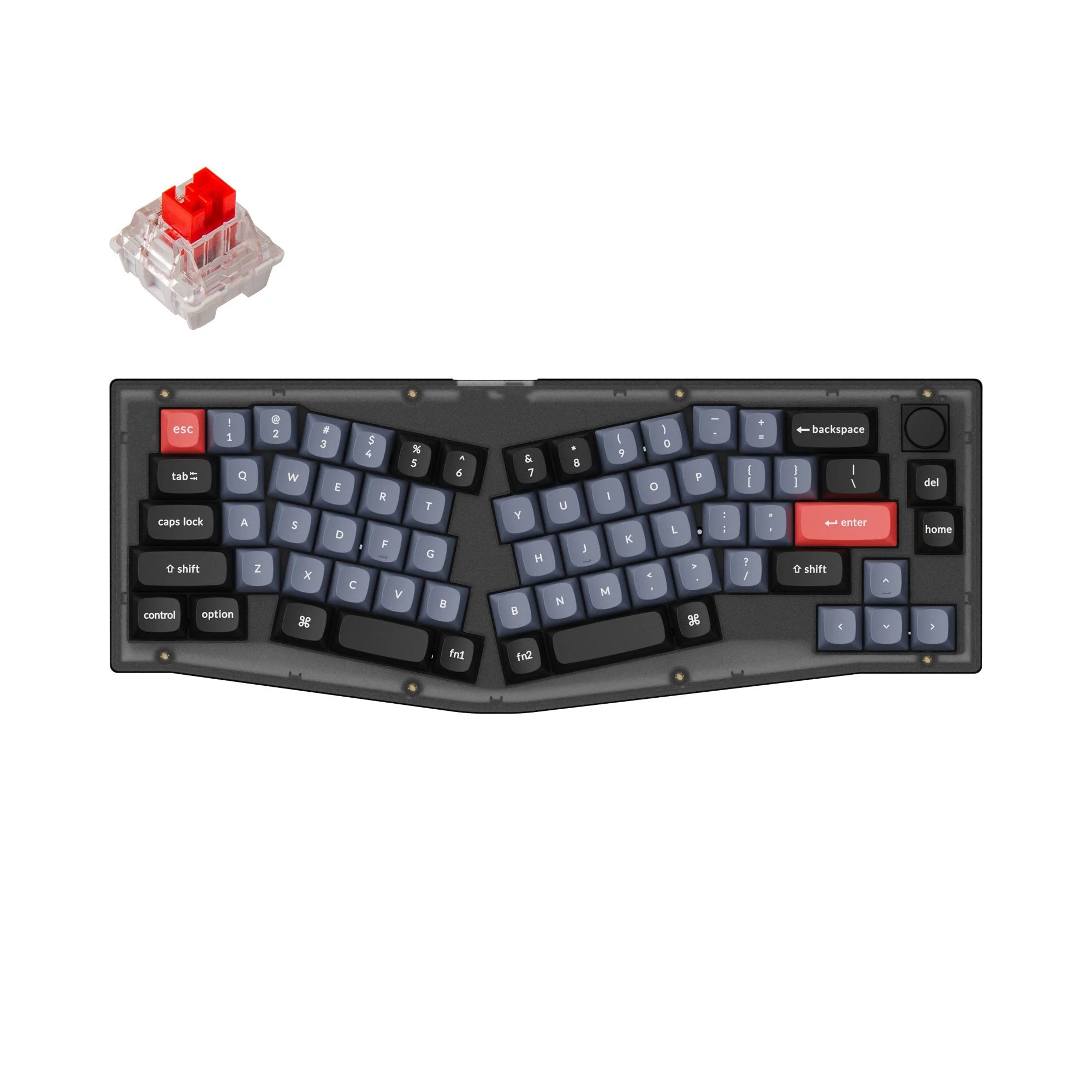 Keychron V8 (Alice Layout) QMK Custom Mechanical Keyboard - View 4