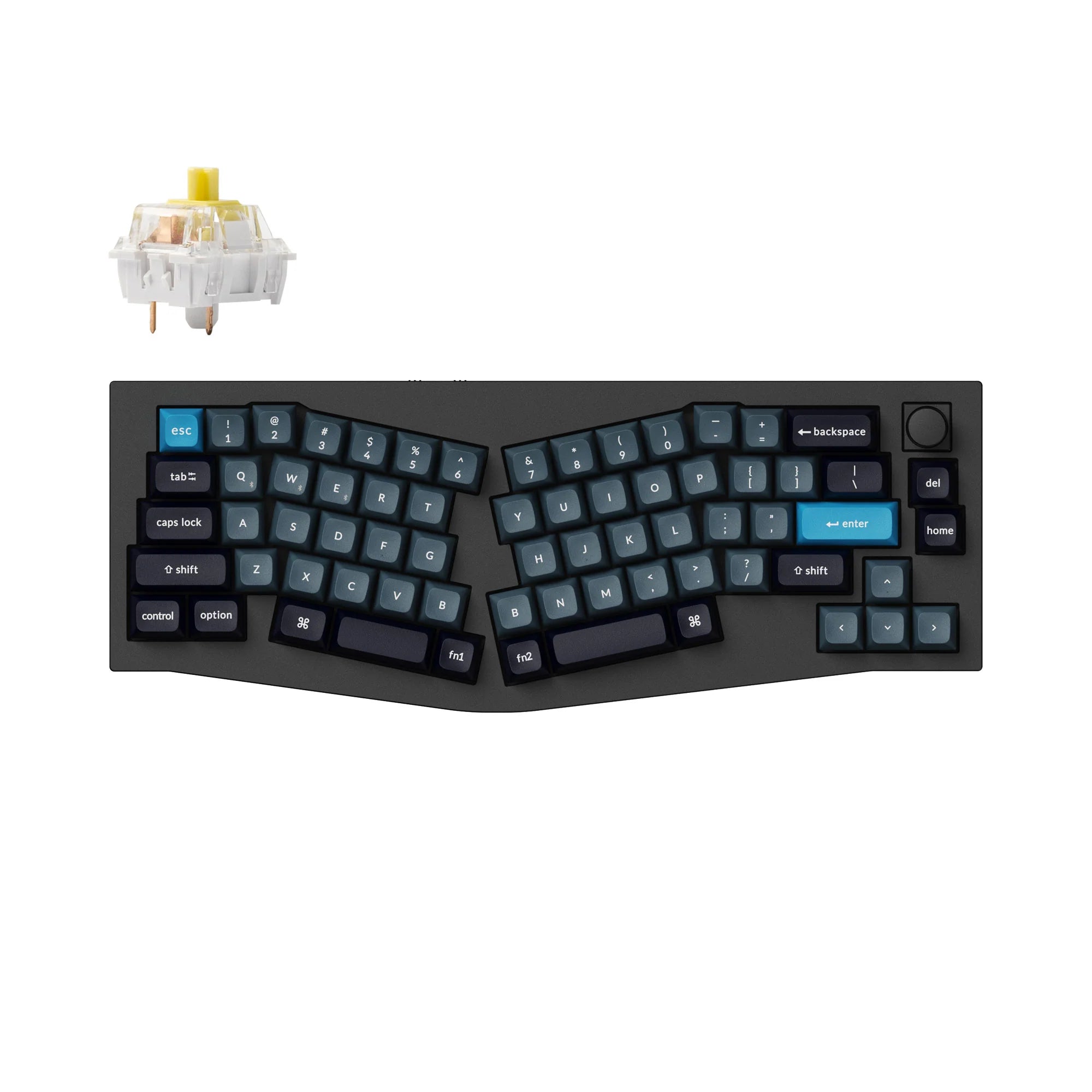Keychron Q8 Pro (Alice Layout) QMK/VIA Wireless Custom Mechanical Keyboard - View 3