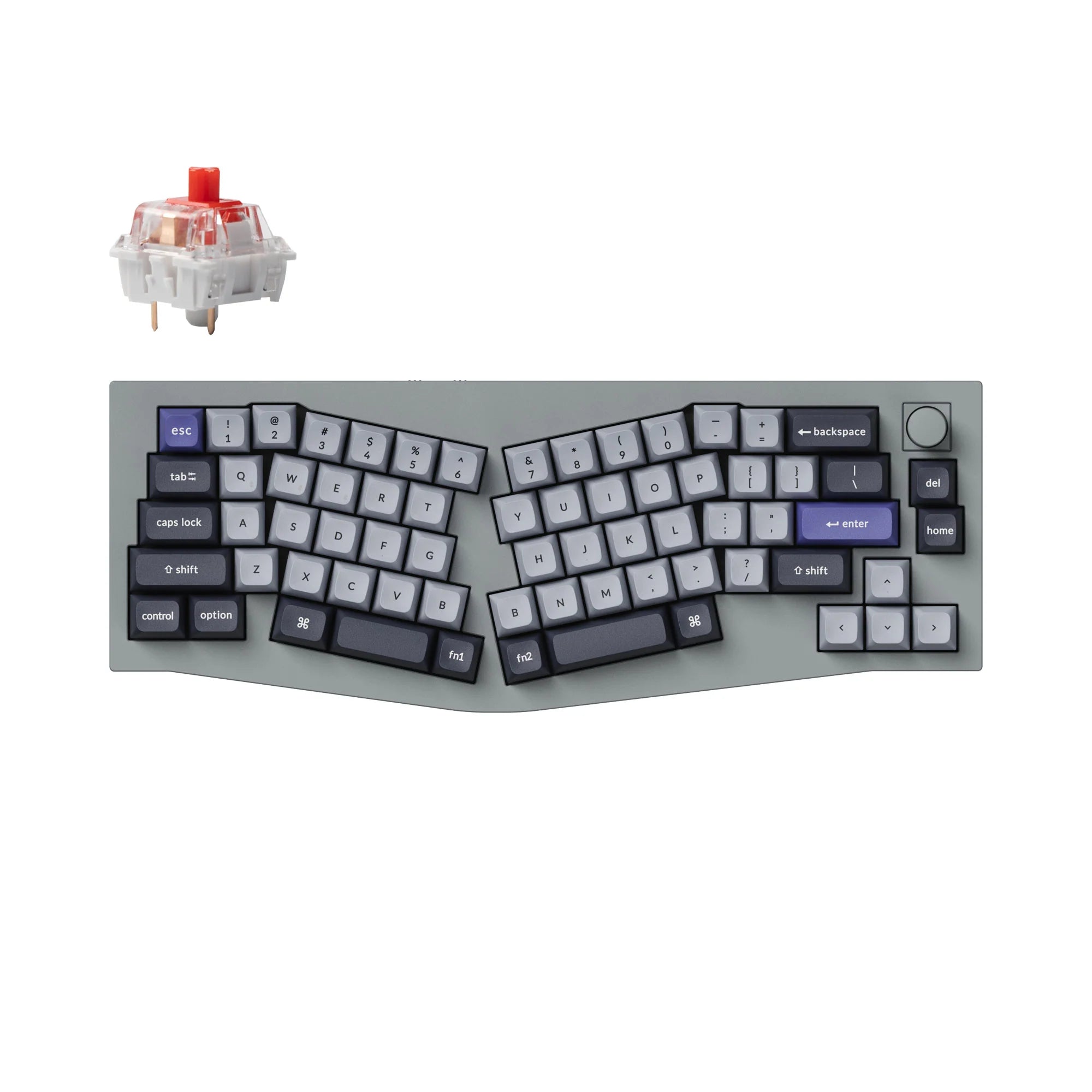Keychron Q8 Pro (Alice Layout) QMK/VIA Wireless Custom Mechanical Keyboard - View 4