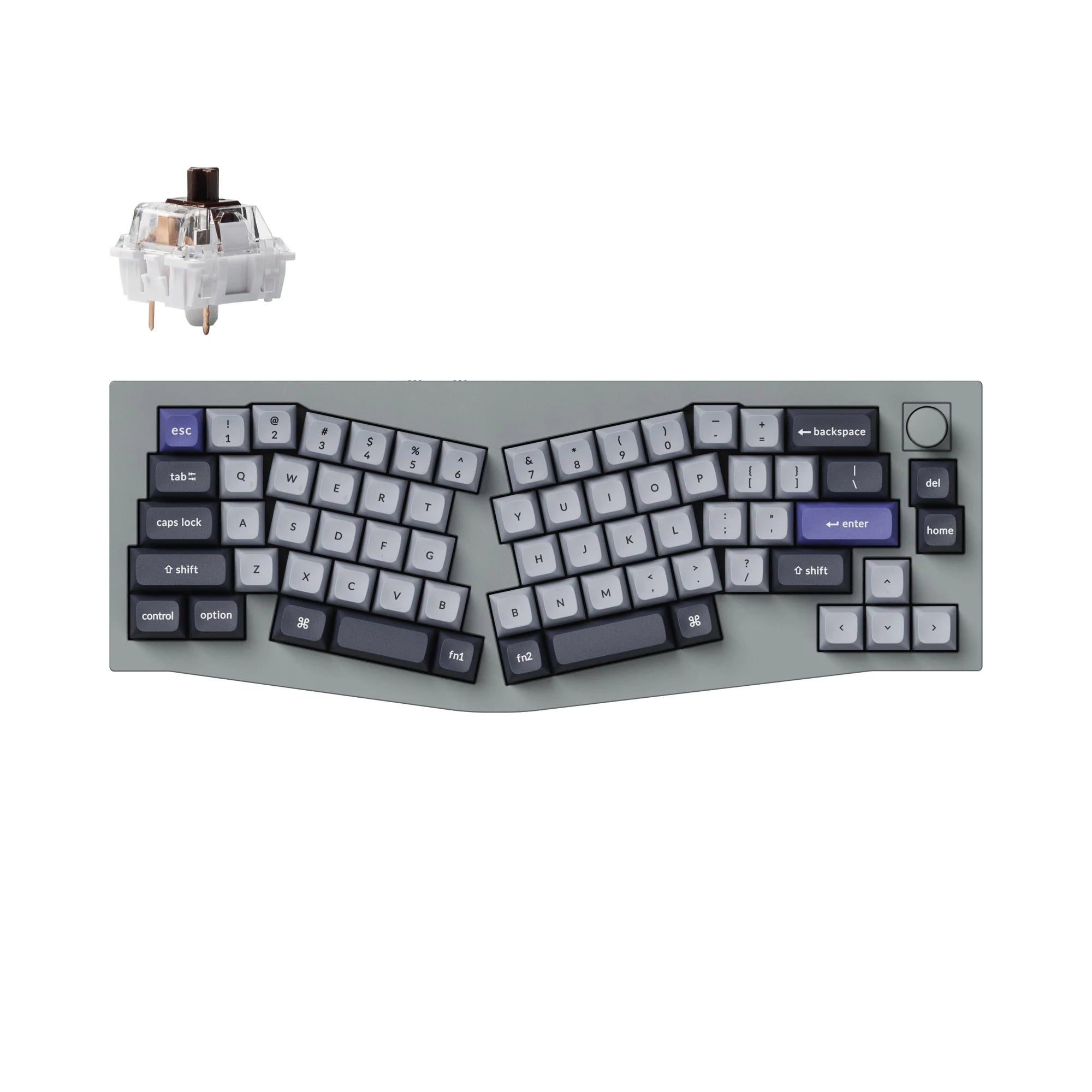 Keychron Q8 Pro (Alice Layout) QMK/VIA Wireless Custom Mechanical Keyboard - View 5