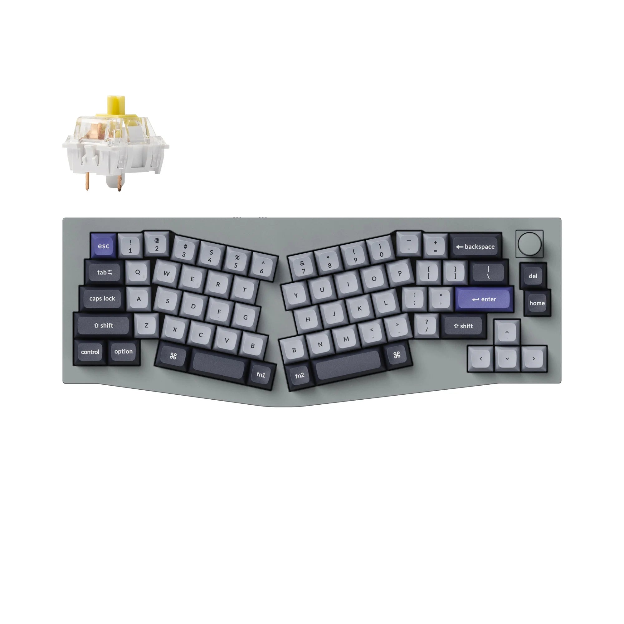 Keychron Q8 Pro (Alice Layout) QMK/VIA Wireless Custom Mechanical Keyboard - View 6