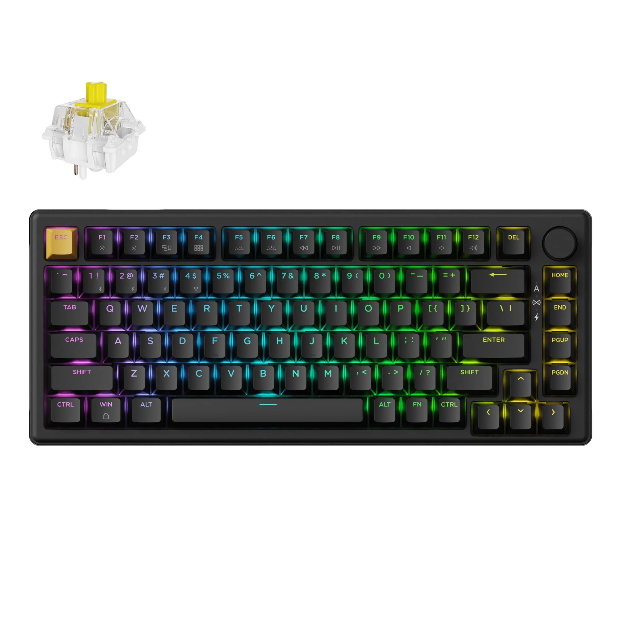 Keychron J2 QMK Wireless Mechanical Keyboard - View 3