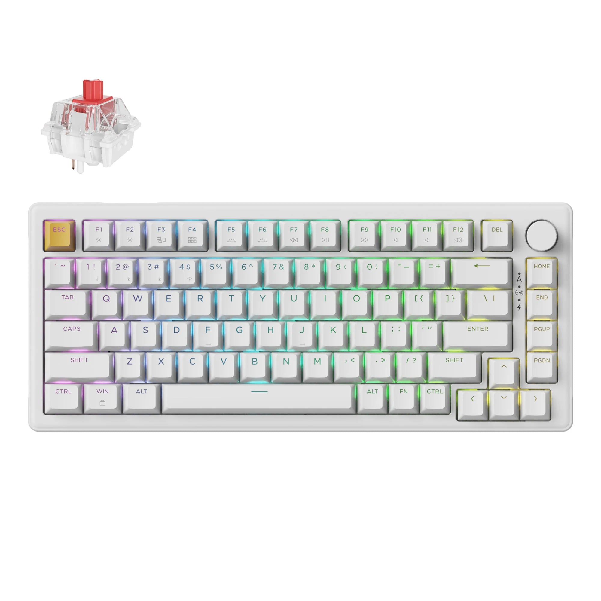 Keychron J2 QMK Wireless Mechanical Keyboard - View 4