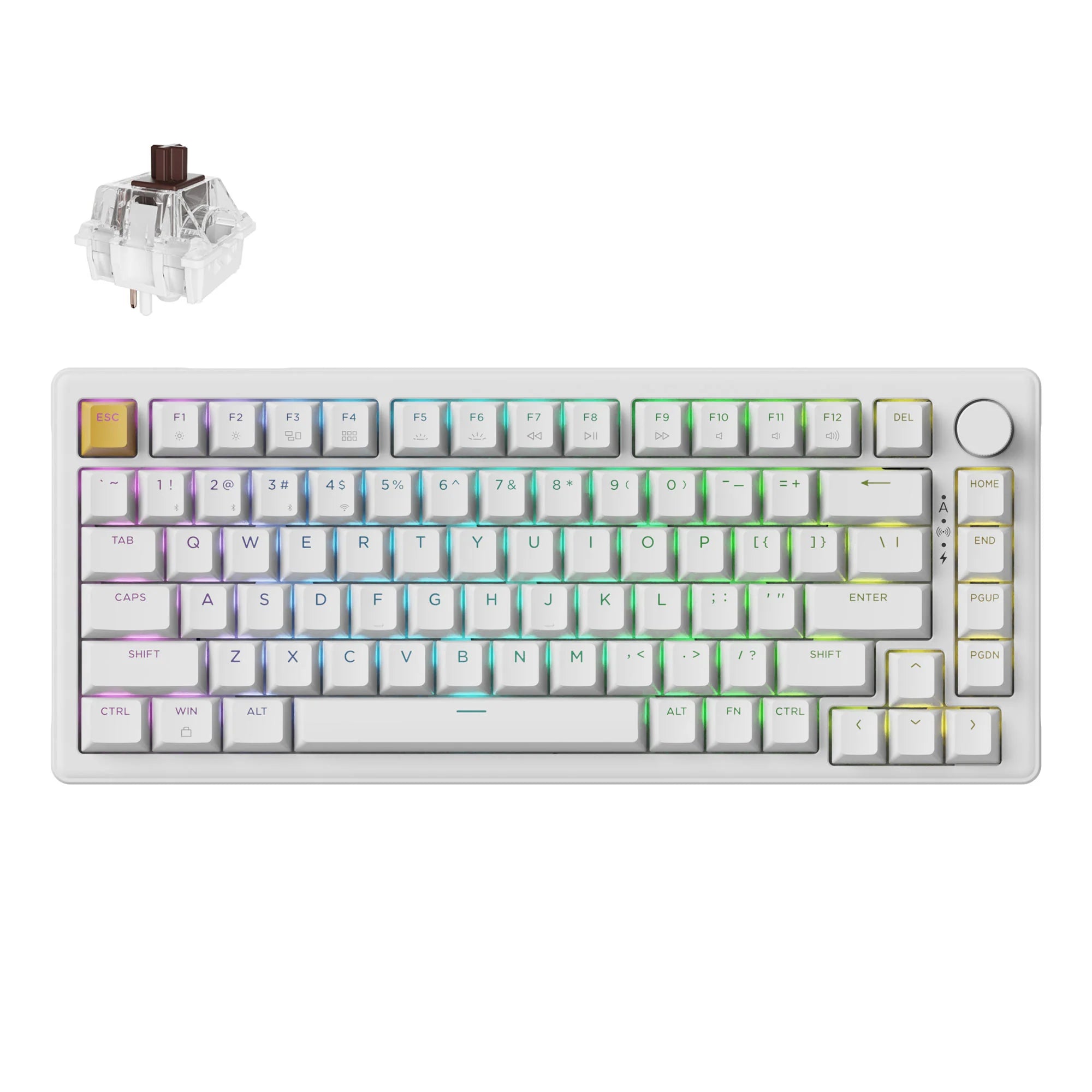 Keychron J2 QMK Wireless Mechanical Keyboard - View 5