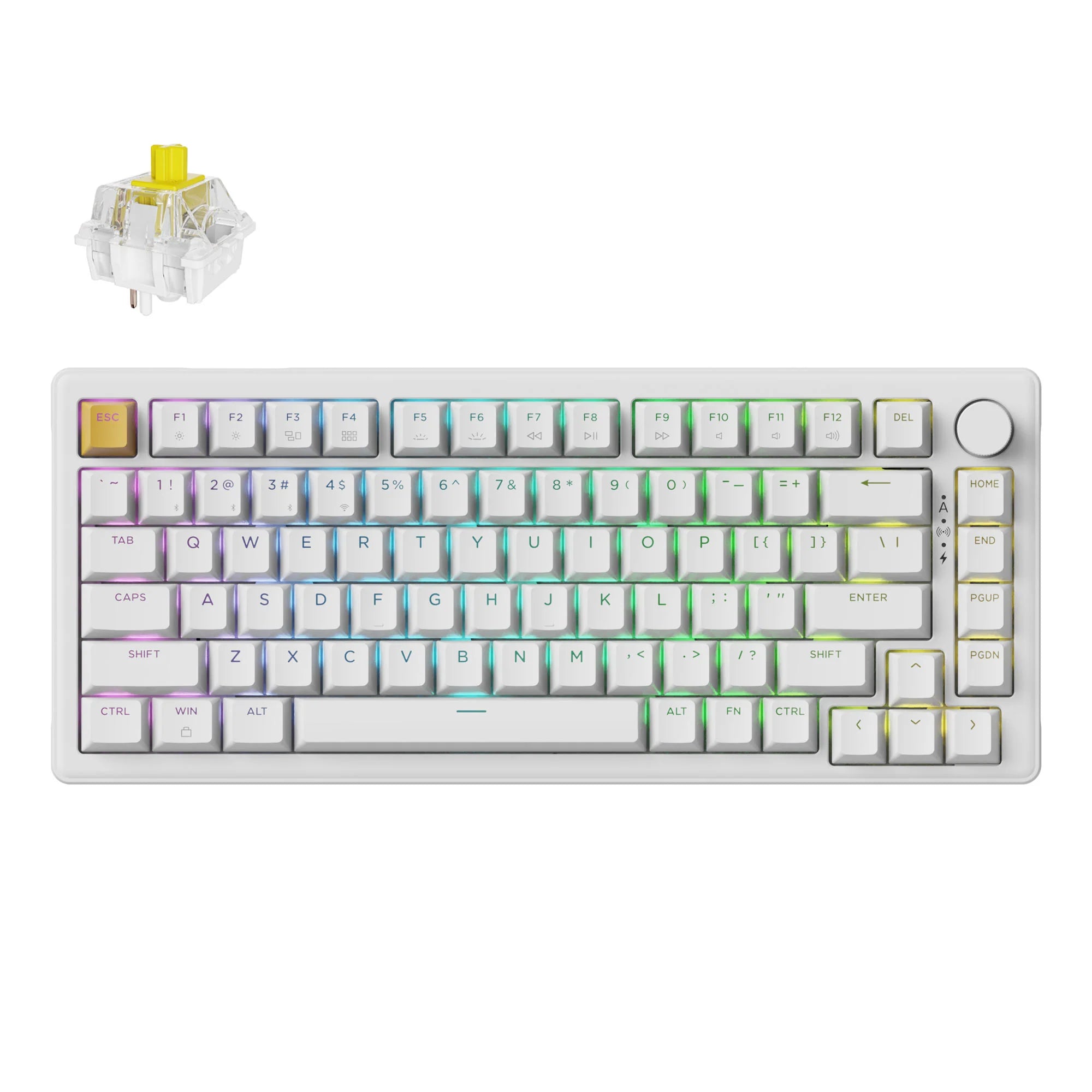 Keychron J2 QMK Wireless Mechanical Keyboard - View 6