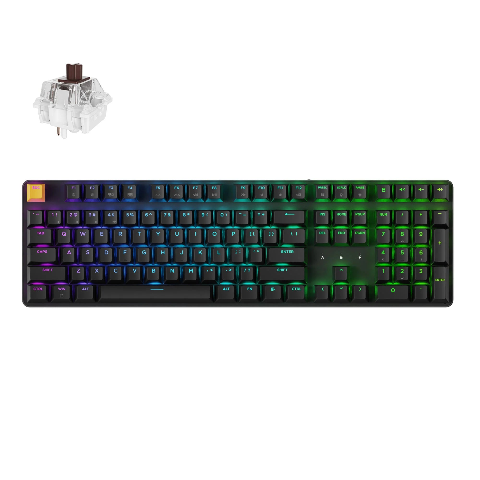 Keychron J5 QMK Wireless Mechanical Keyboard - View 2