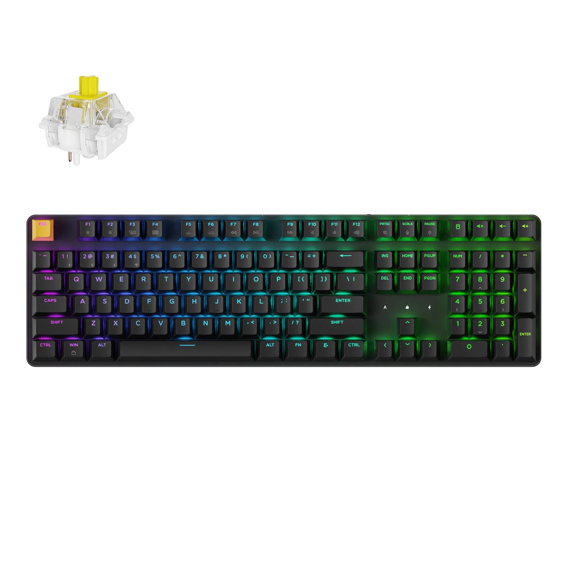 Keychron J5 QMK Wireless Mechanical Keyboard - View 3