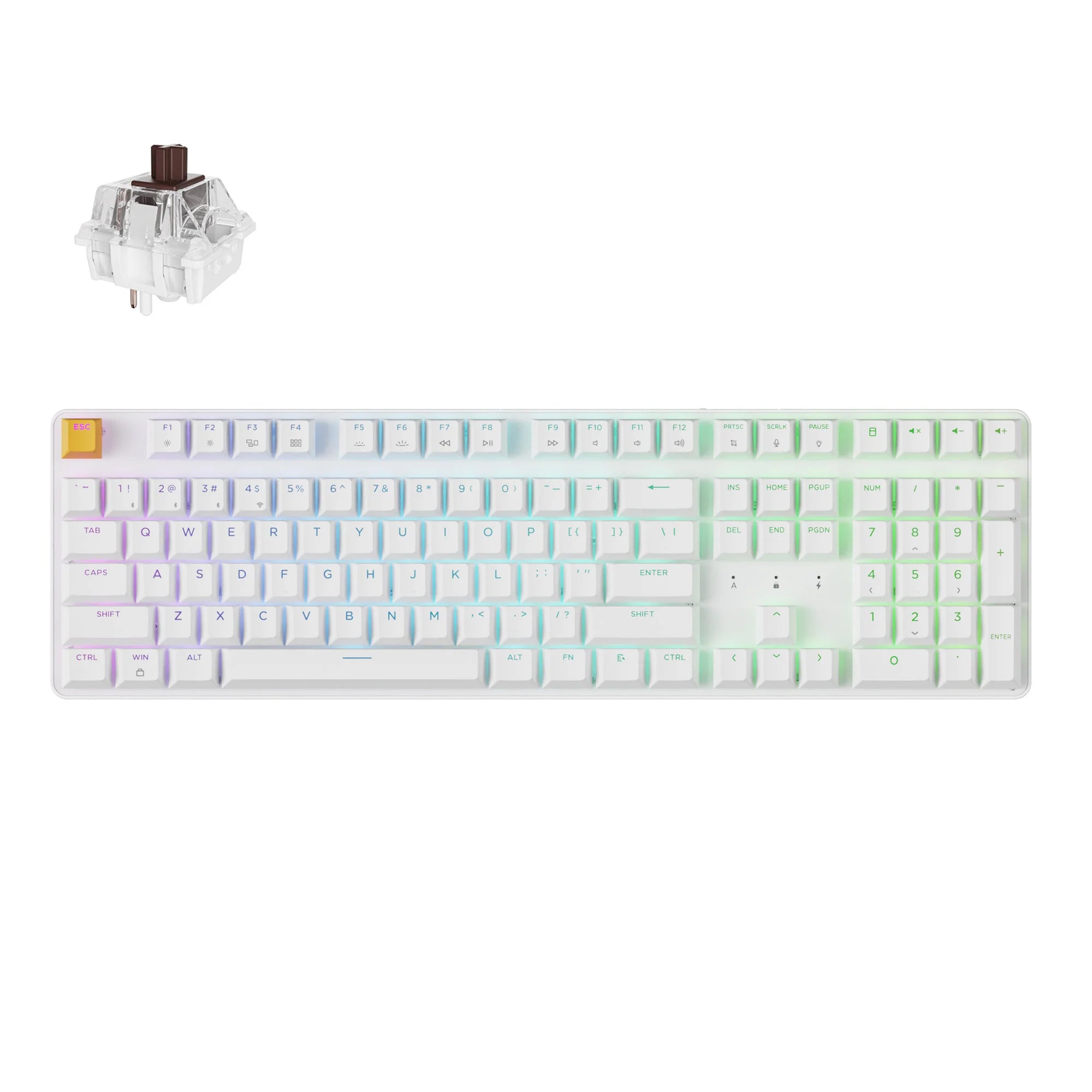 Keychron J5 QMK Wireless Mechanical Keyboard - View 5