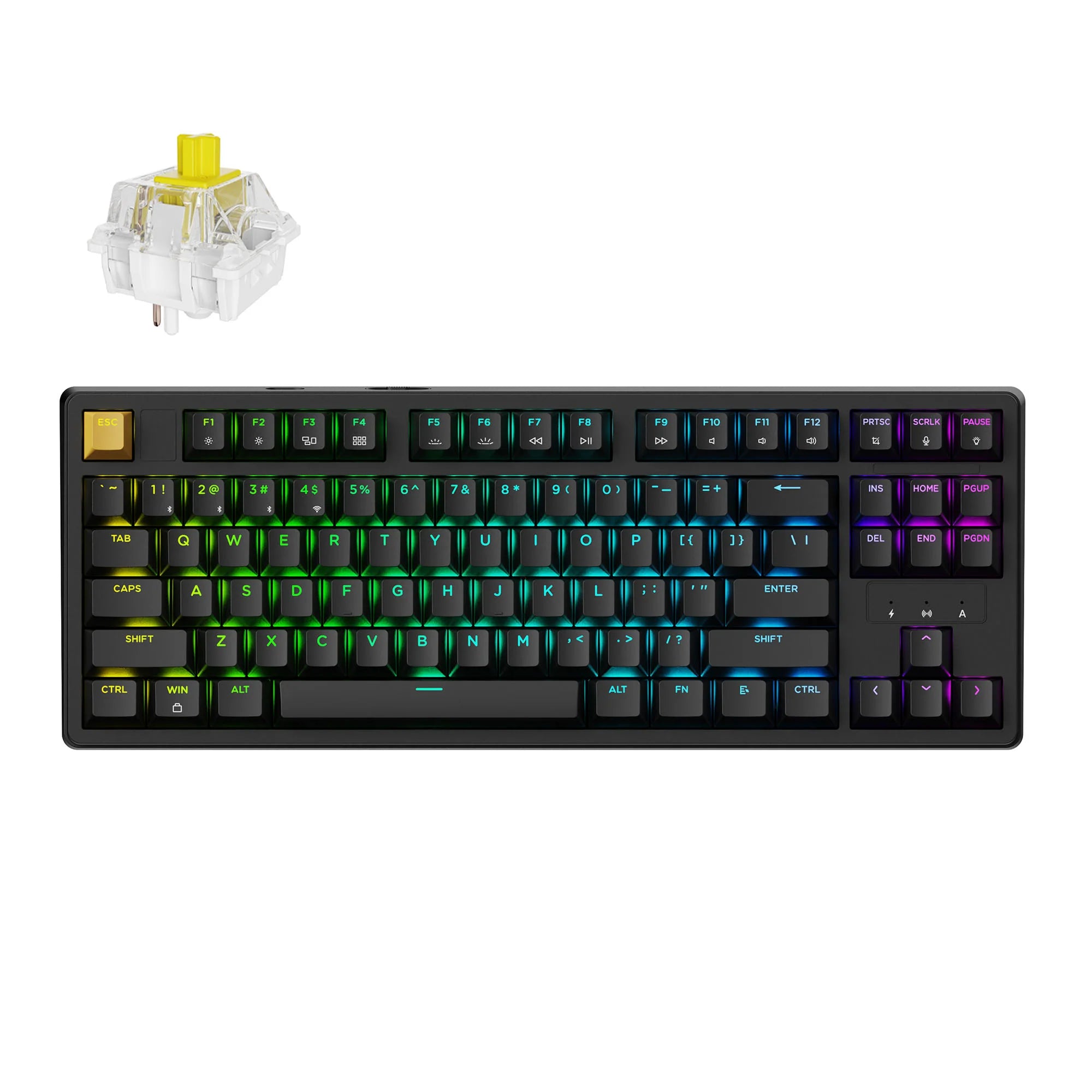 Keychron J4 QMK Wireless Mechanical Keyboard - View 3