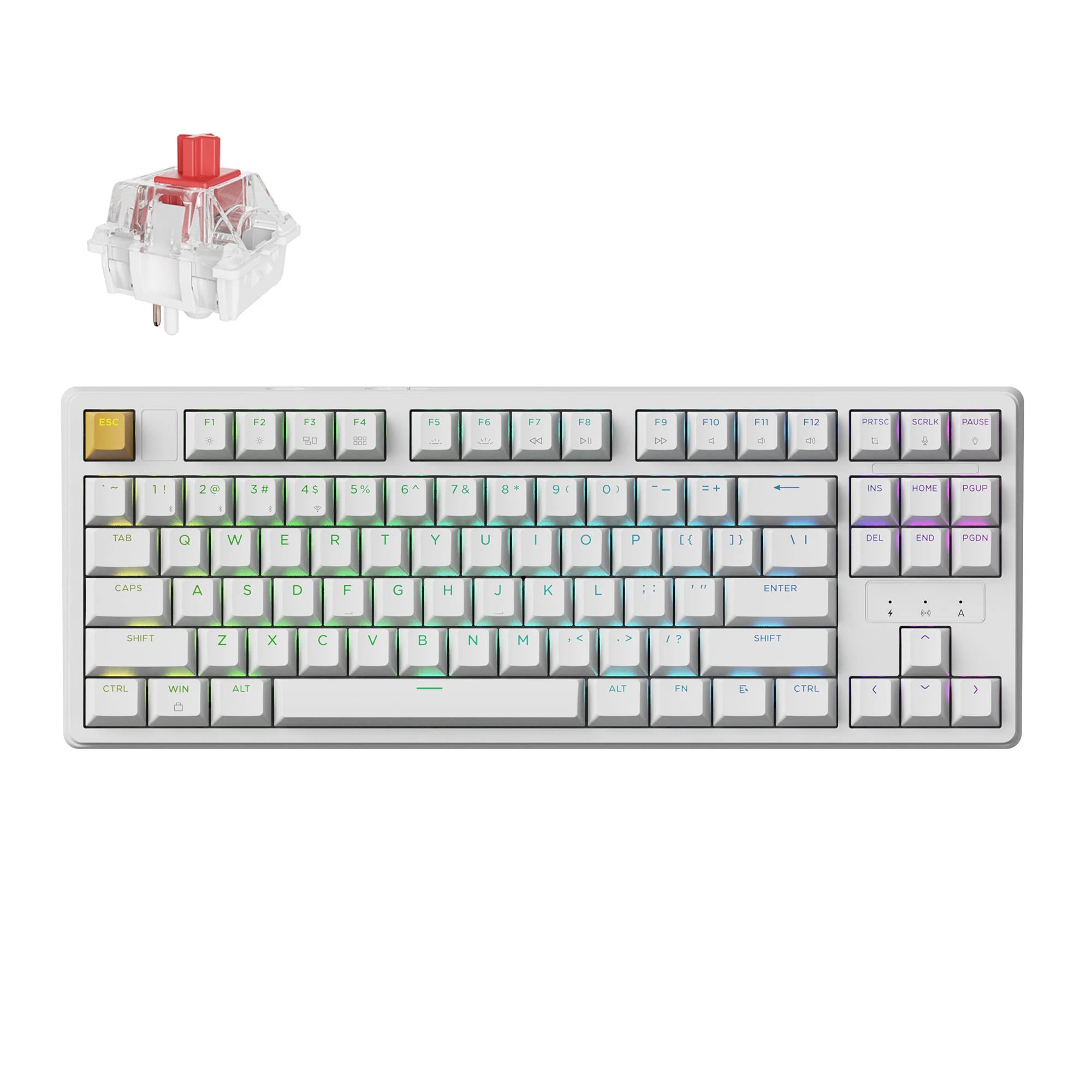 Keychron J4 QMK Wireless Mechanical Keyboard - View 4