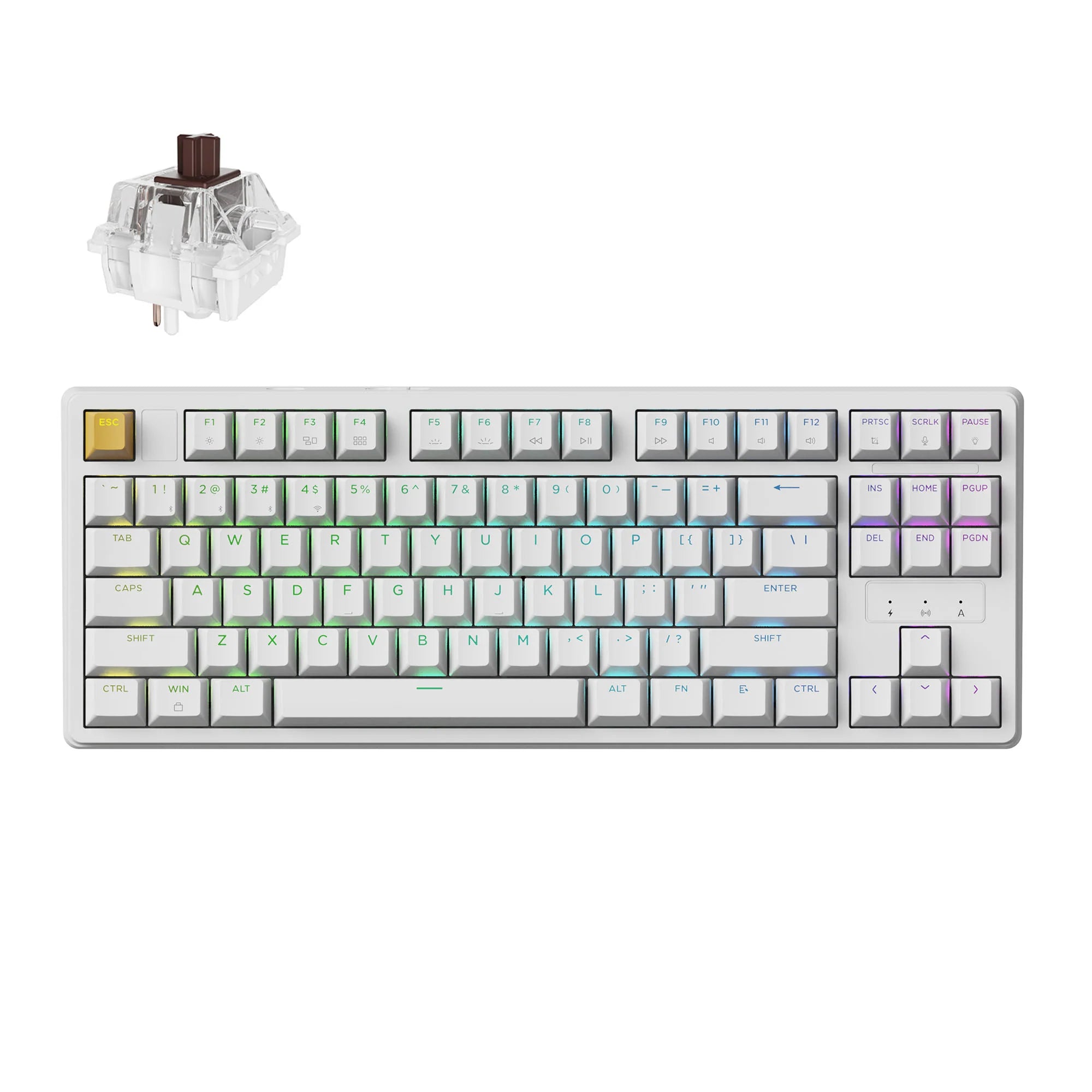 Keychron J4 QMK Wireless Mechanical Keyboard - View 5