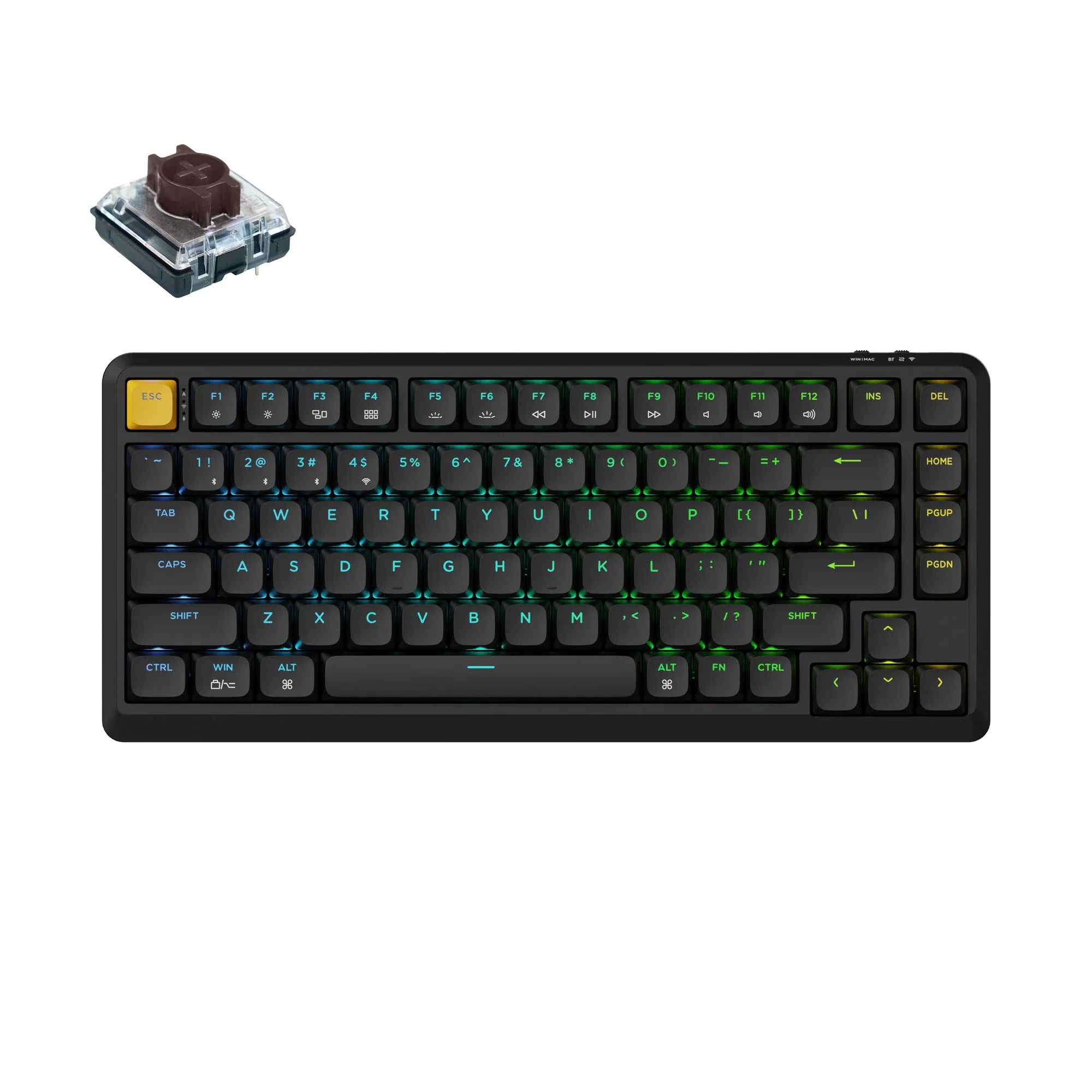 Keychron J1 QMK Wireless Mechanical Keyboard - View 2