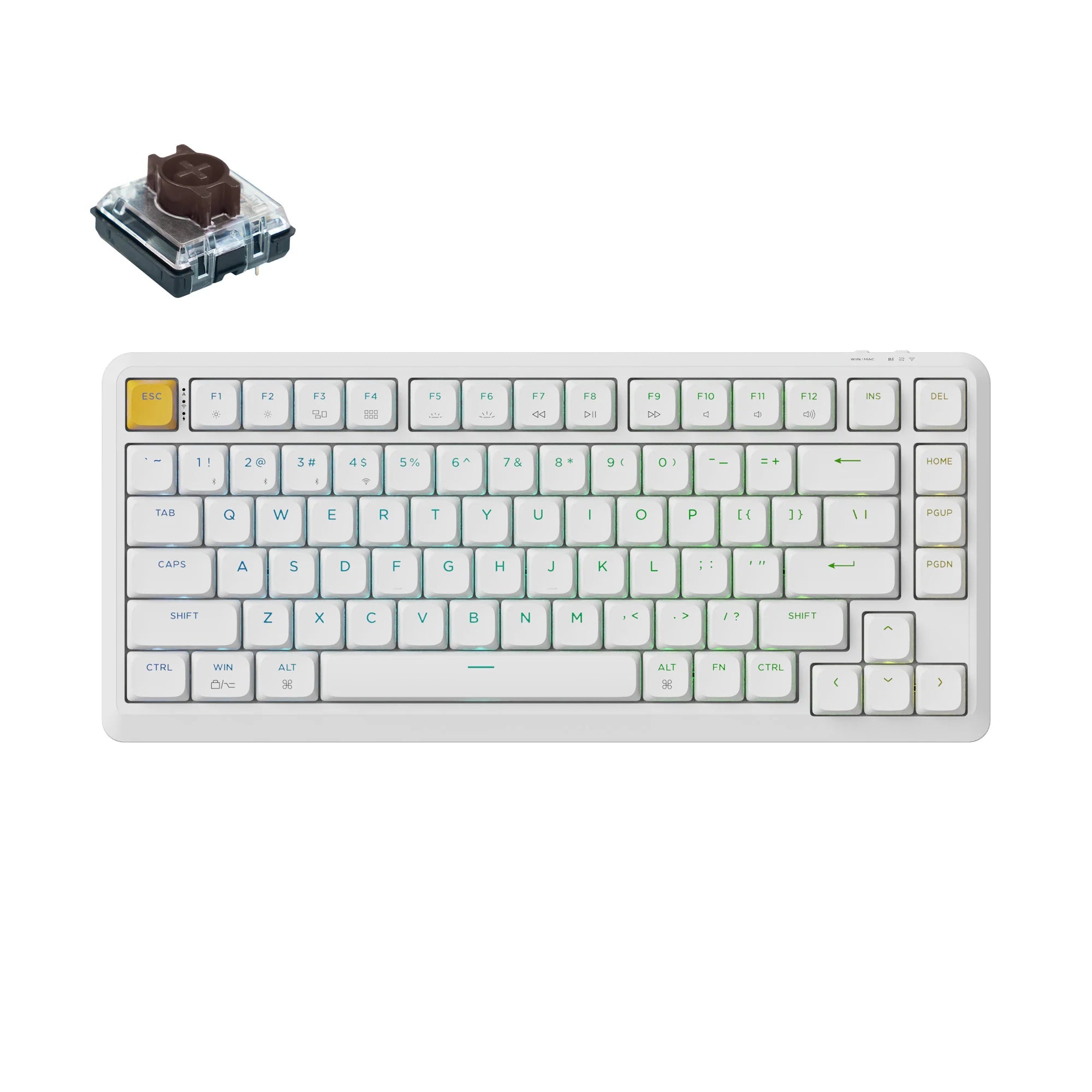 Keychron J1 QMK Wireless Mechanical Keyboard - View 5
