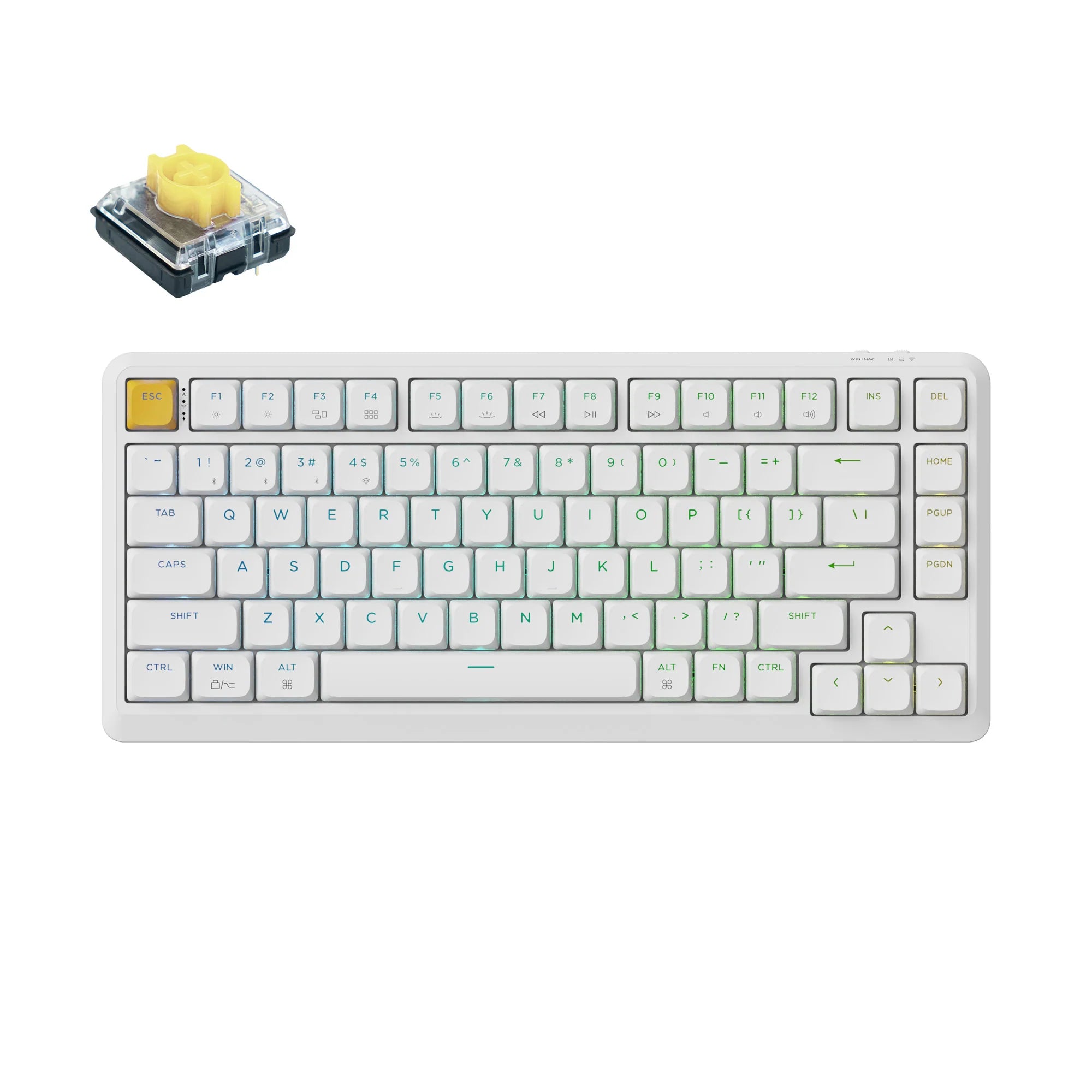 Keychron J1 QMK Wireless Mechanical Keyboard - View 6