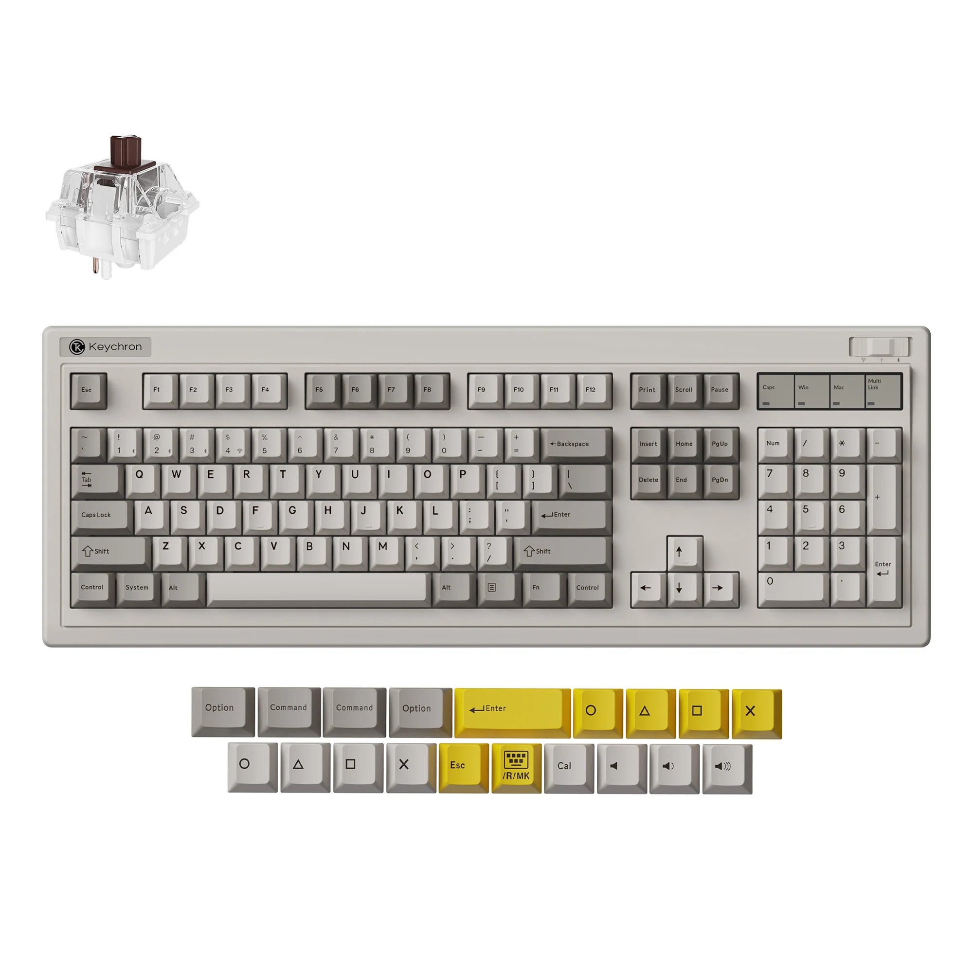 Keychron R6 QMK Wireless Mechanical Keyboard - View 2