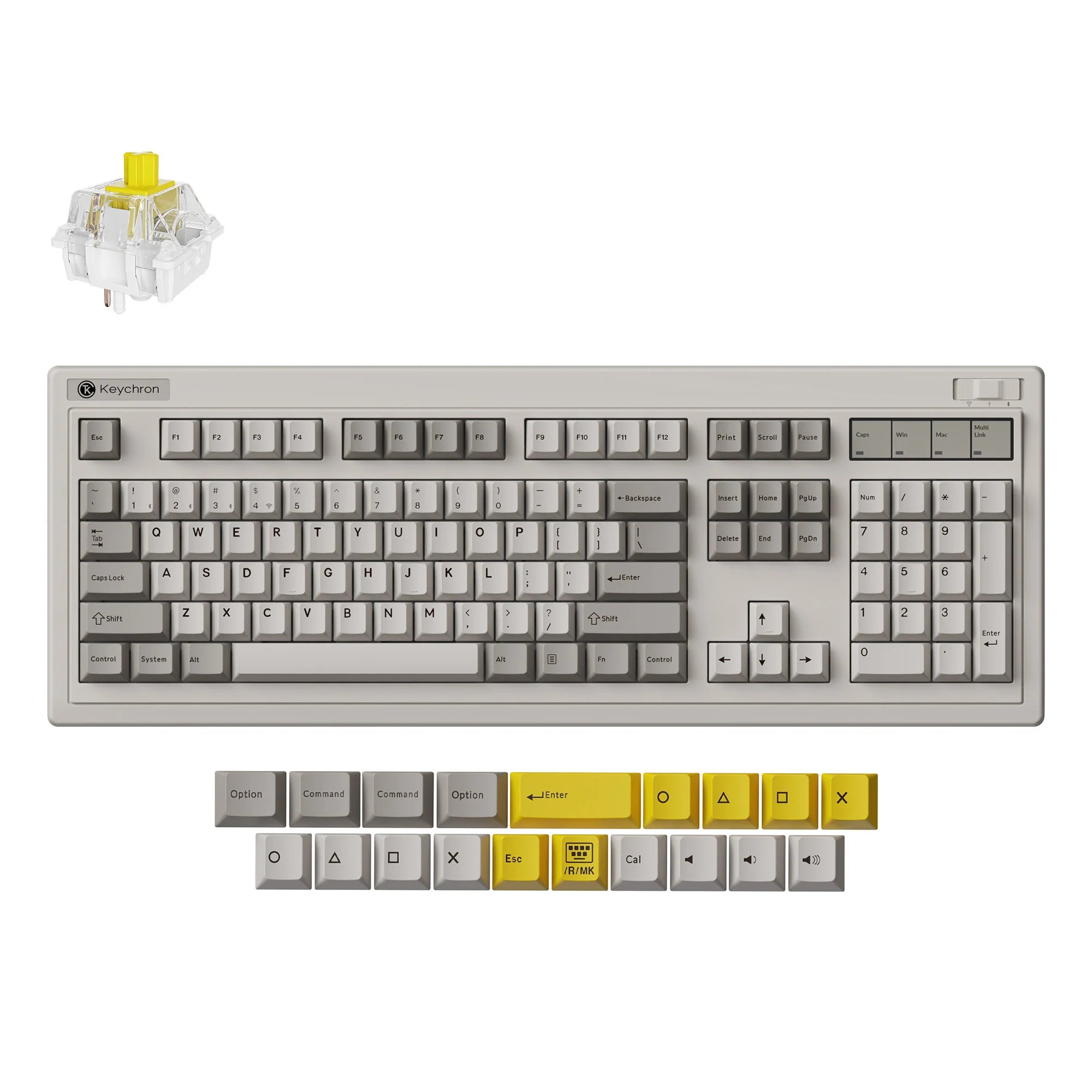 Keychron R6 QMK Wireless Mechanical Keyboard - View 3