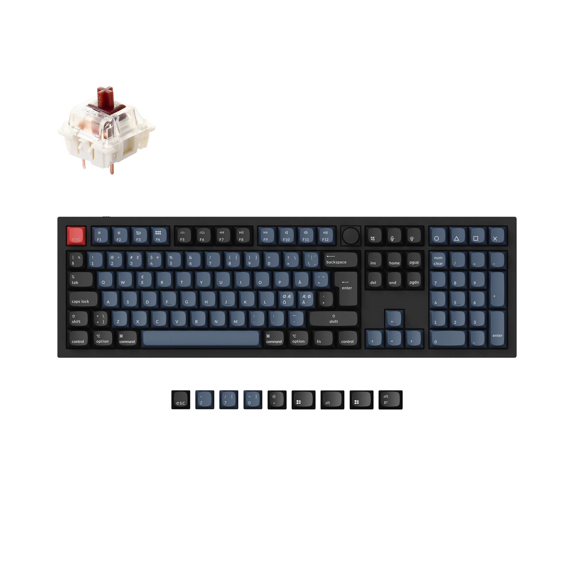 Keychron Q6 QMK Custom Mechanical Keyboard ISO Layout Collection - View 6
