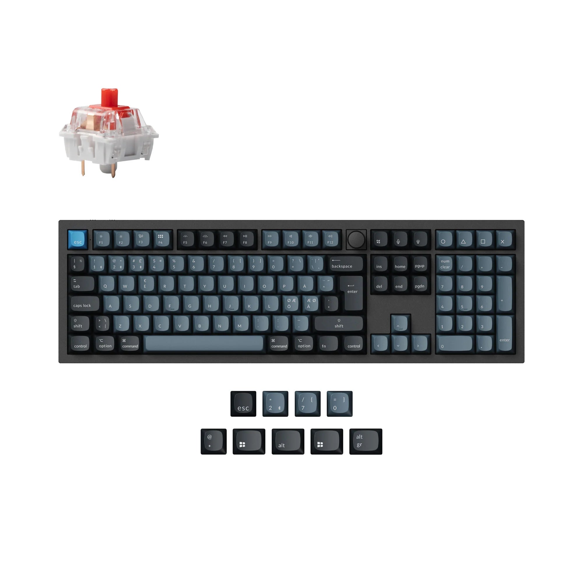 Keychron Q6 Pro QMK/VIA Wireless Custom Mechanical Keyboard ISO Layout - View 5