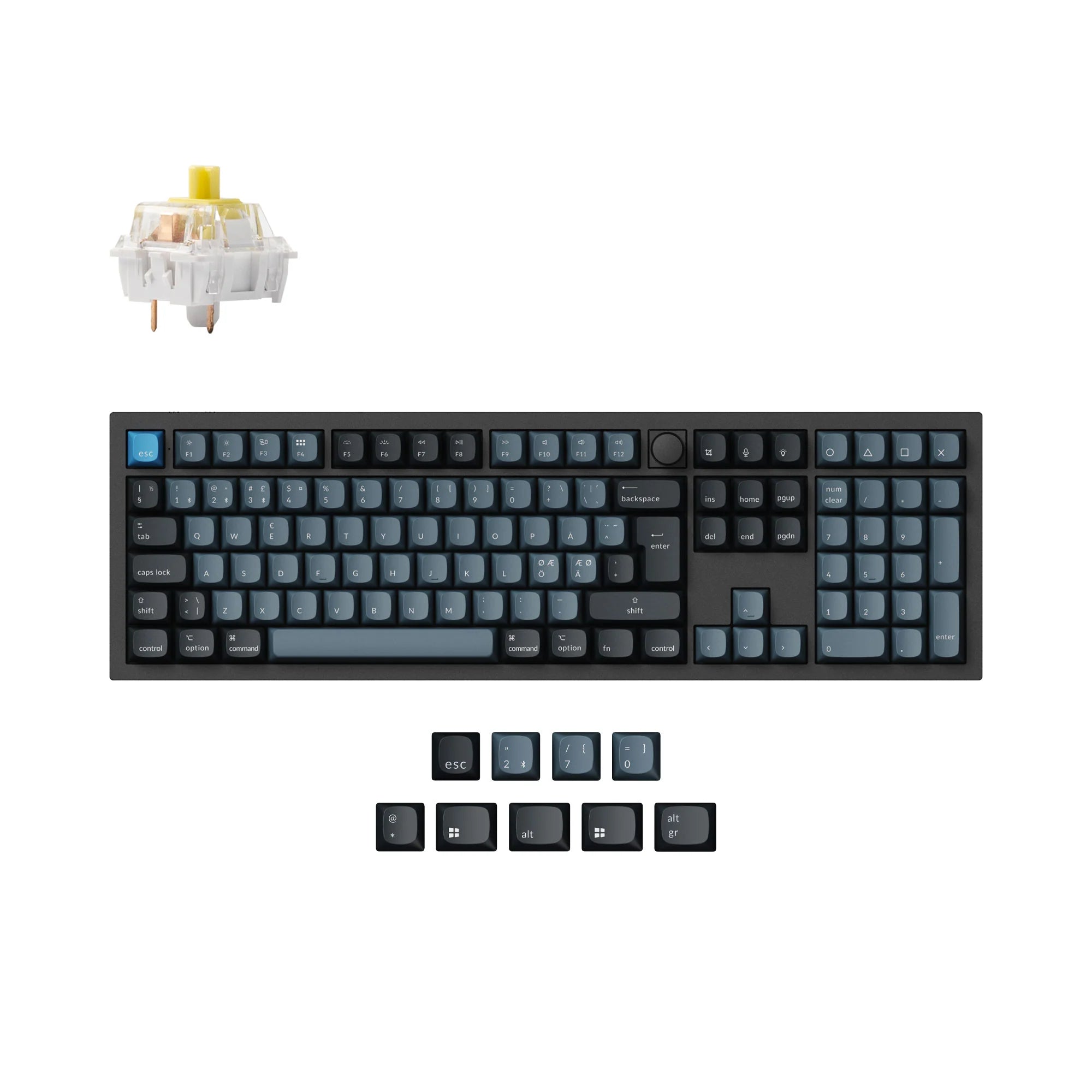 Keychron Q6 Pro QMK/VIA Wireless Custom Mechanical Keyboard ISO Layout - View 6