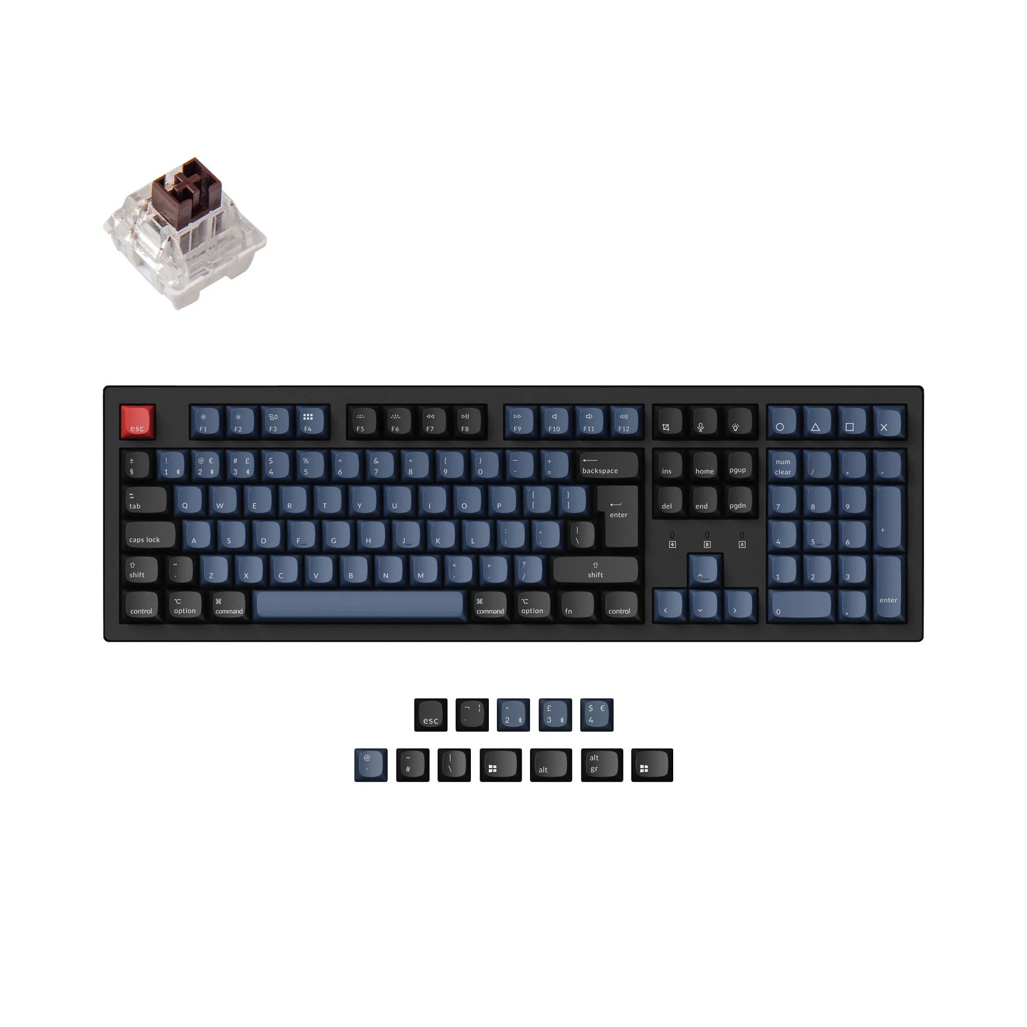 Keychron K10 Pro QMK/VIA Wireless Mechanical Keyboard ISO Layout Collection - View 2