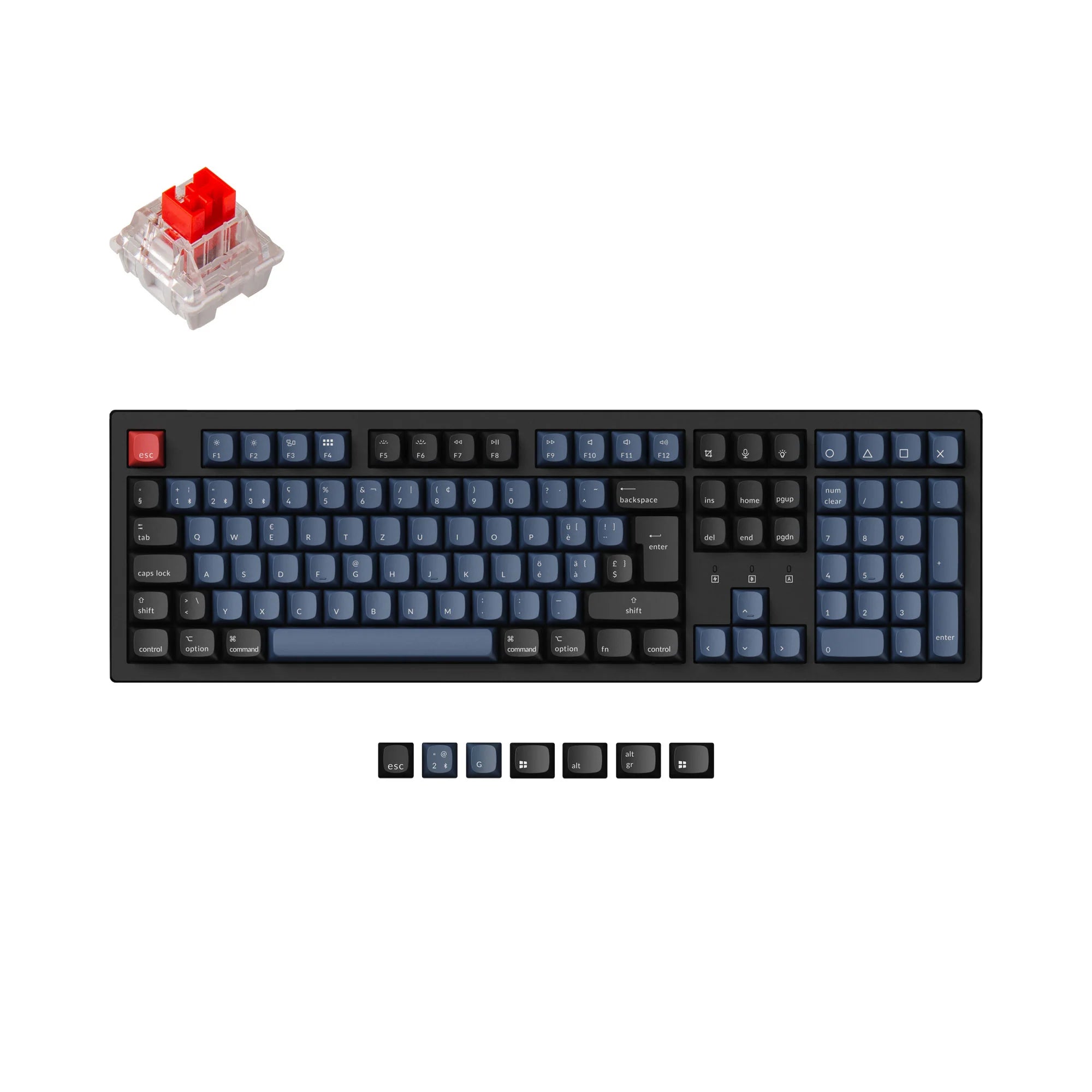 Keychron K10 Pro QMK/VIA Wireless Mechanical Keyboard ISO Layout Collection - View 5