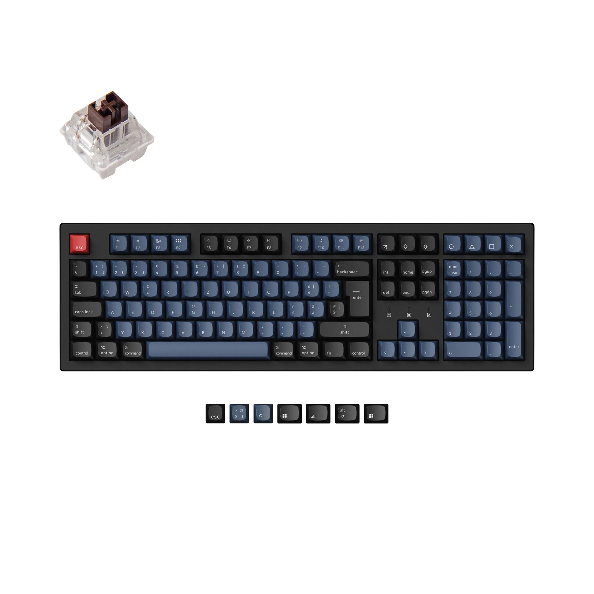 Keychron K10 Pro QMK/VIA Wireless Mechanical Keyboard ISO Layout Collection - View 6