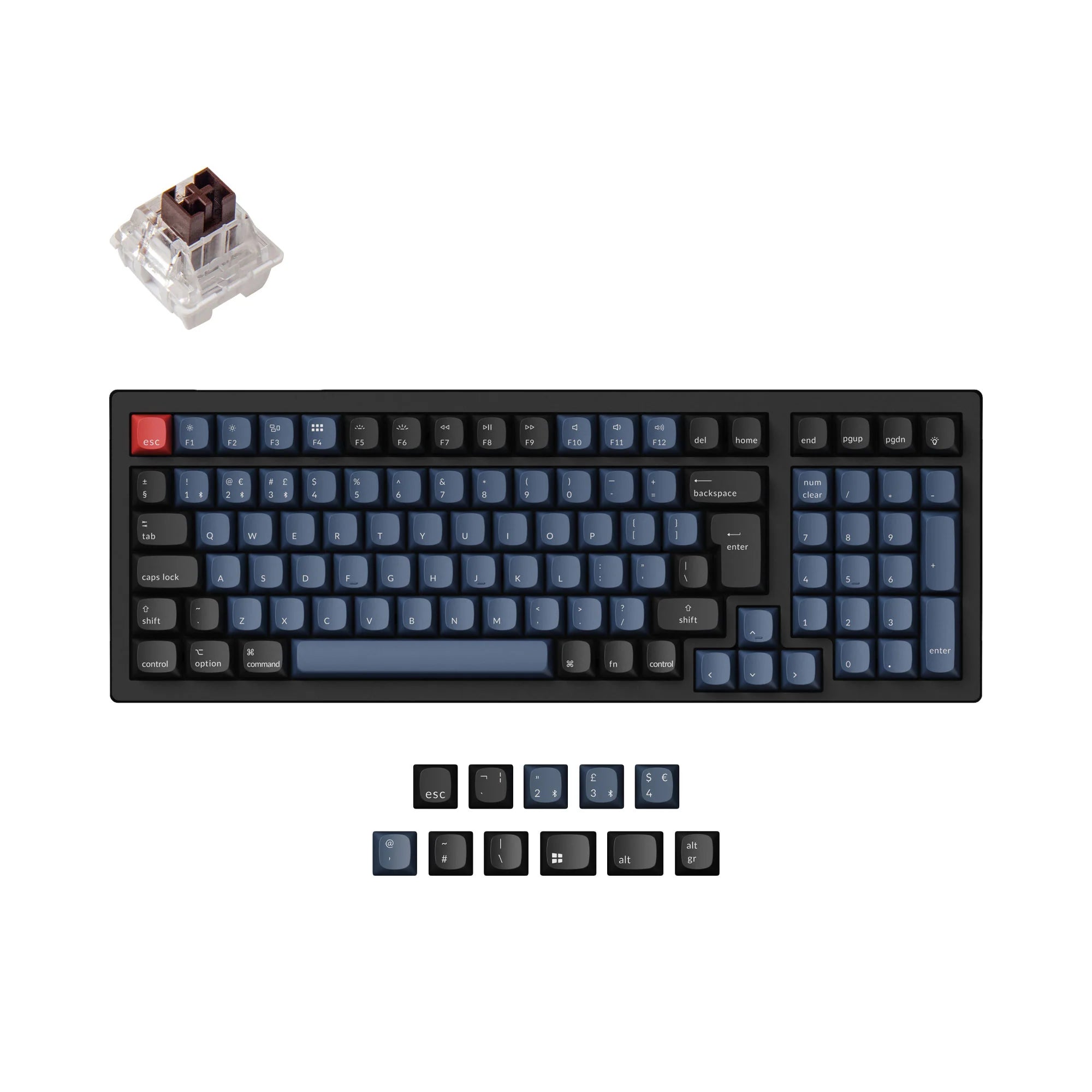Keychron K4 Pro QMK/VIA Wireless Mechanical Keyboard ISO Layout Collection - View 2