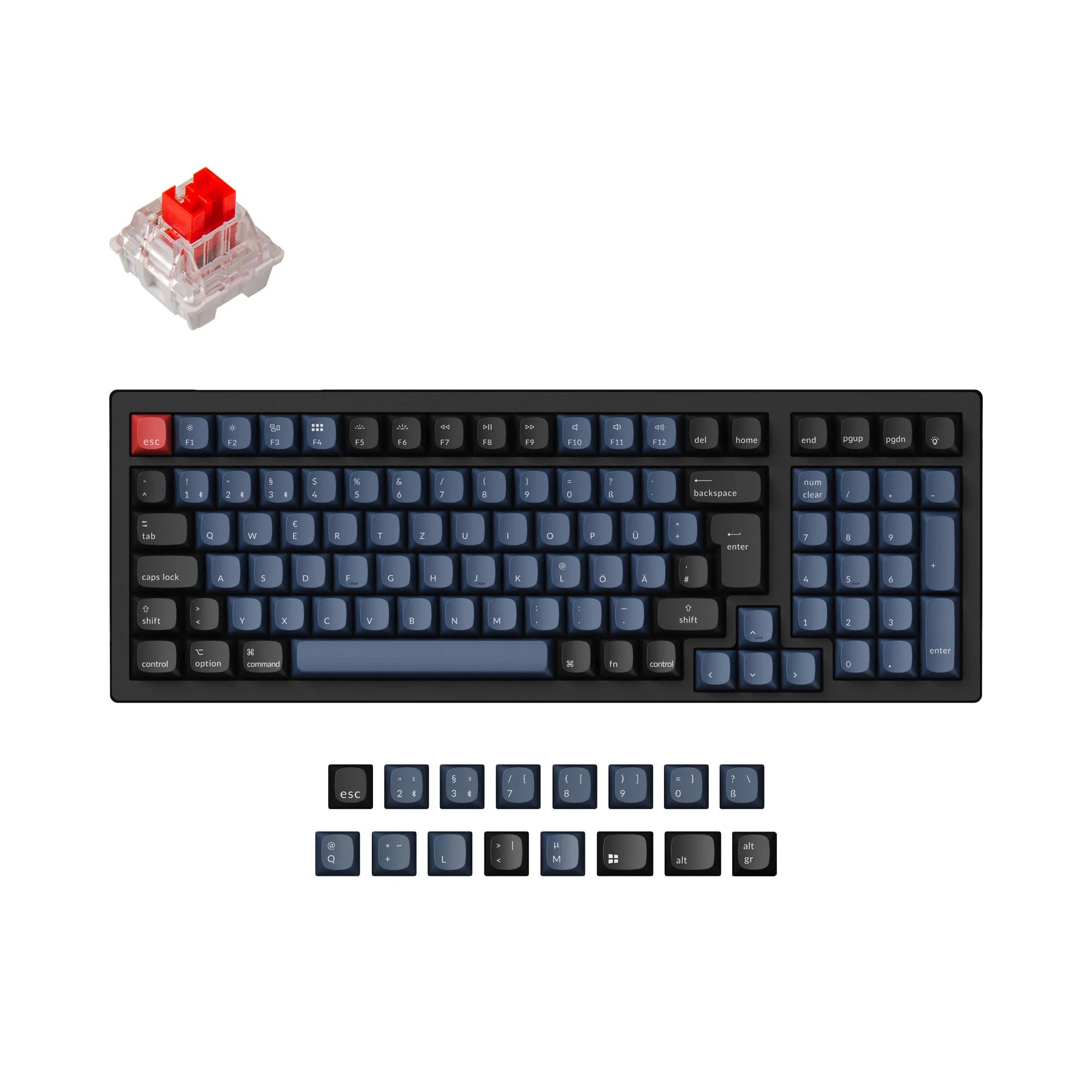 Keychron K4 Pro QMK/VIA Wireless Mechanical Keyboard ISO Layout Collection - View 3