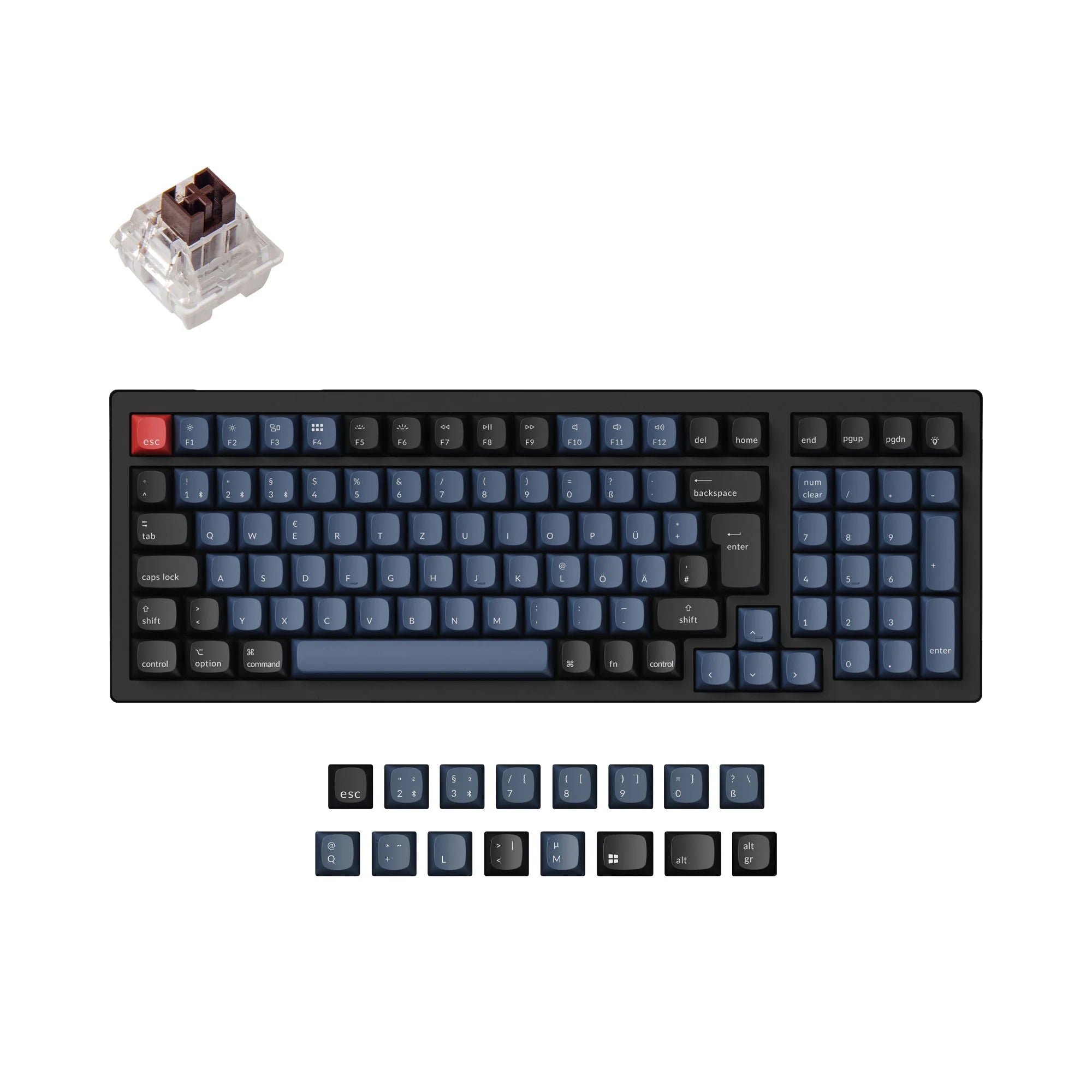 Keychron K4 Pro QMK/VIA Wireless Mechanical Keyboard ISO Layout Collection - View 4
