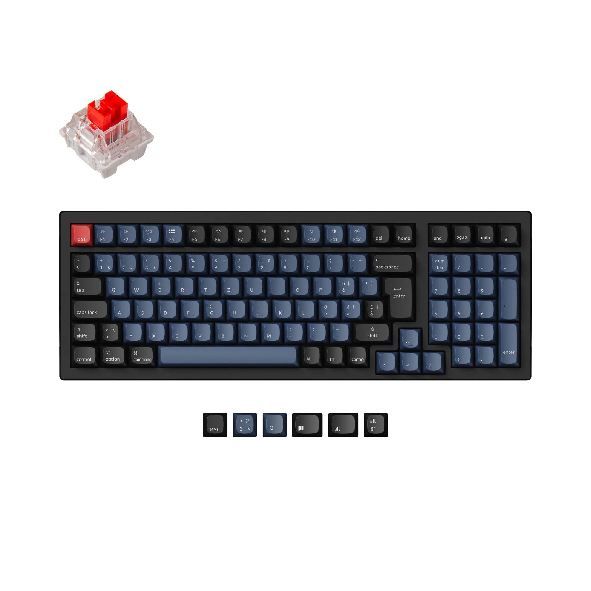 Keychron K4 Pro QMK/VIA Wireless Mechanical Keyboard ISO Layout Collection - View 5