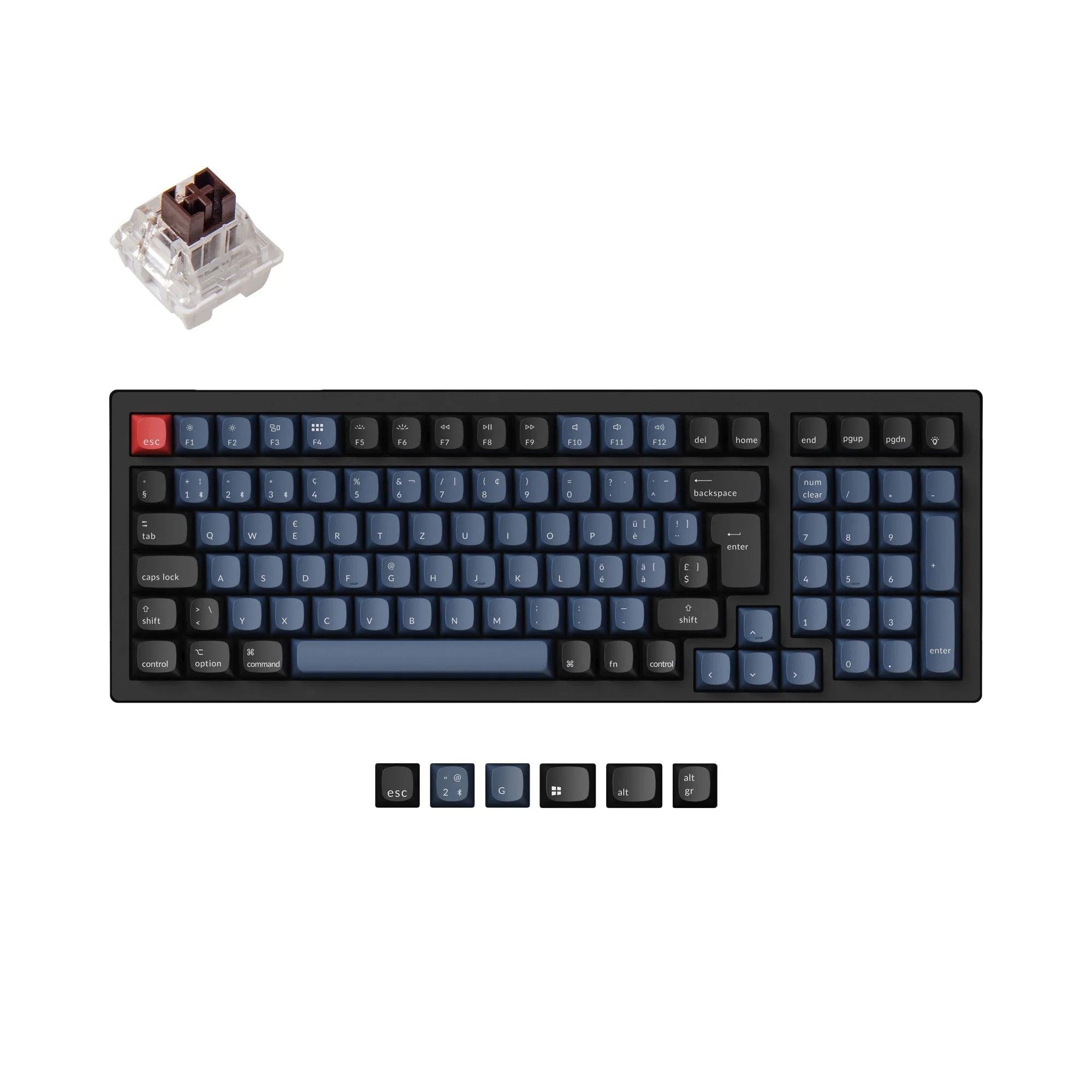Keychron K4 Pro QMK/VIA Wireless Mechanical Keyboard ISO Layout Collection - View 6