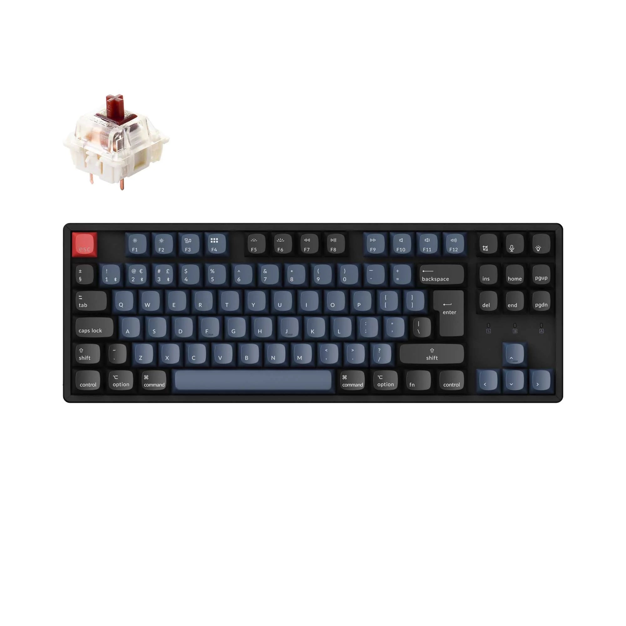 Keychron K8 Pro QMK/VIA Wireless Mechanical Keyboard ISO Layout Collection - View 2