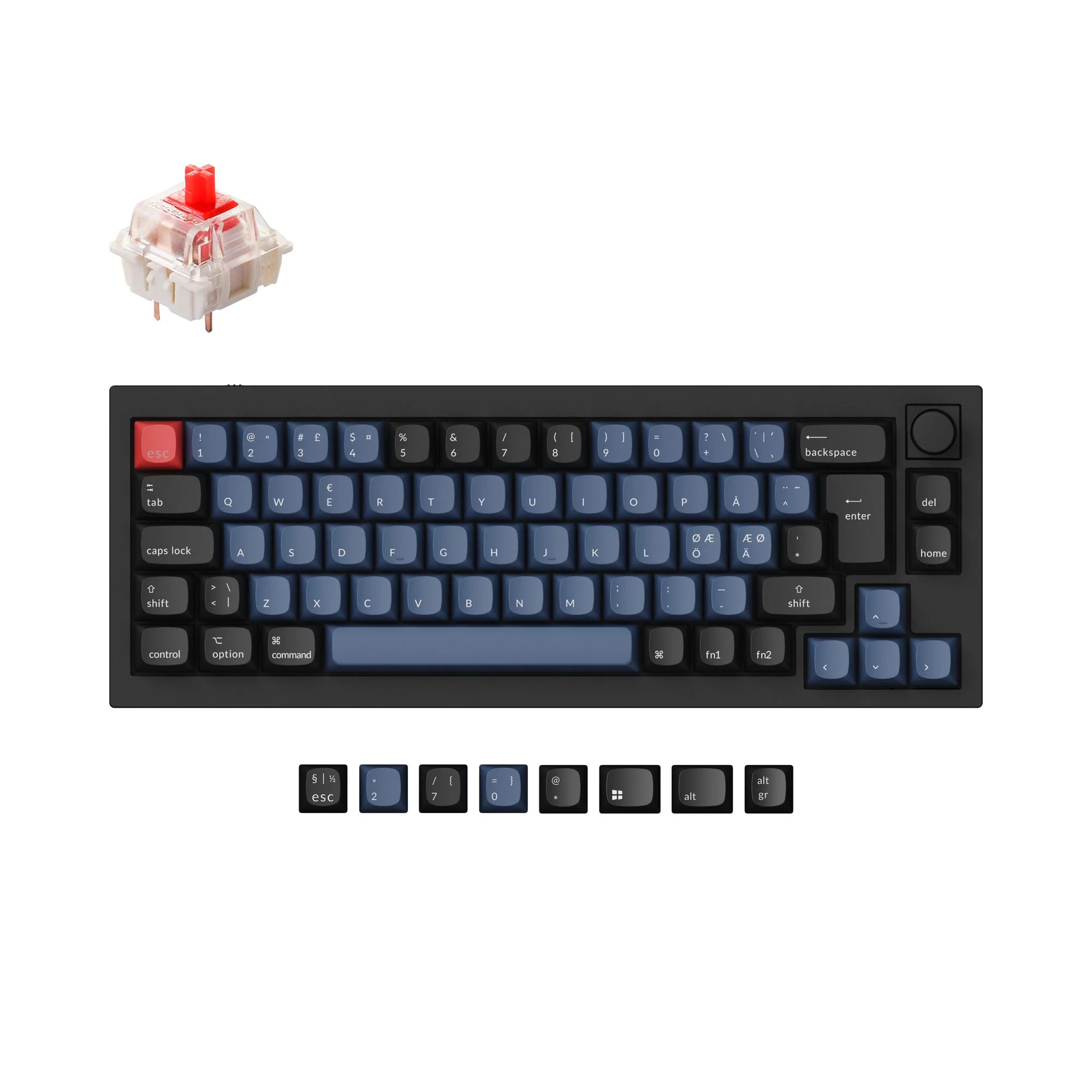 Keychron Q2 QMK Custom Mechanical Keyboard ISO Layout Collection - View 5