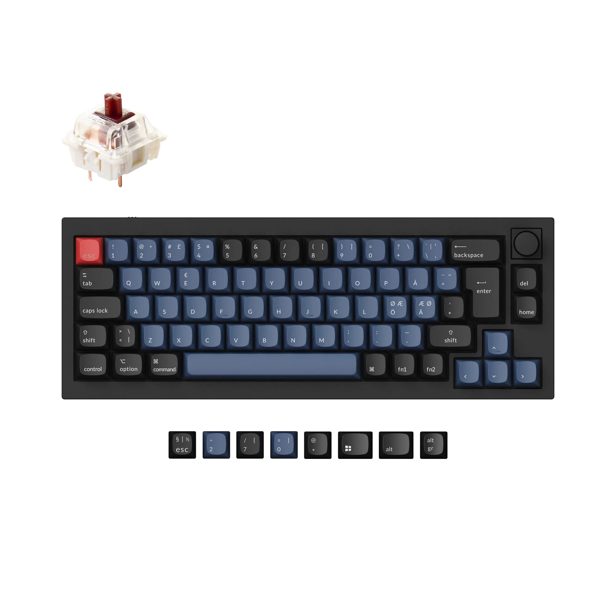 Keychron Q2 QMK Custom Mechanical Keyboard ISO Layout Collection - View 6