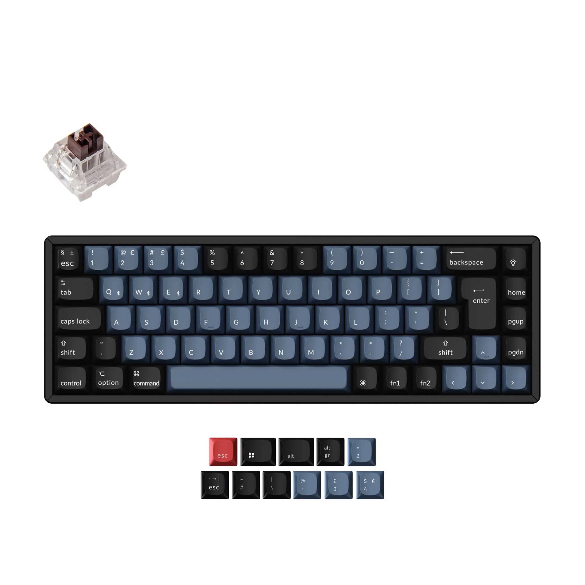Keychron K6 Pro QMK/VIA Wireless Mechanical Keyboard ISO Layout Collection - View 2
