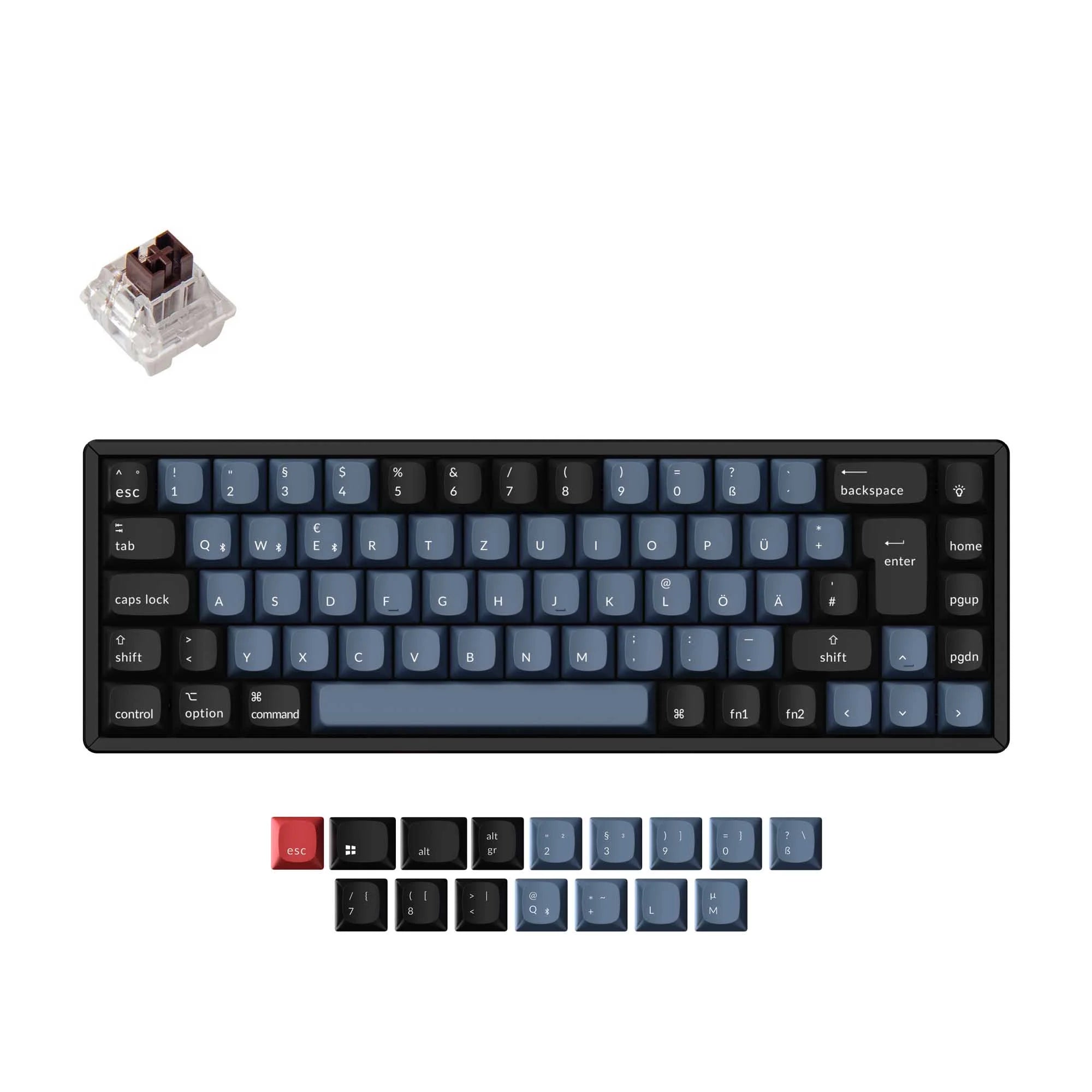 Keychron K6 Pro QMK/VIA Wireless Mechanical Keyboard ISO Layout Collection - View 4
