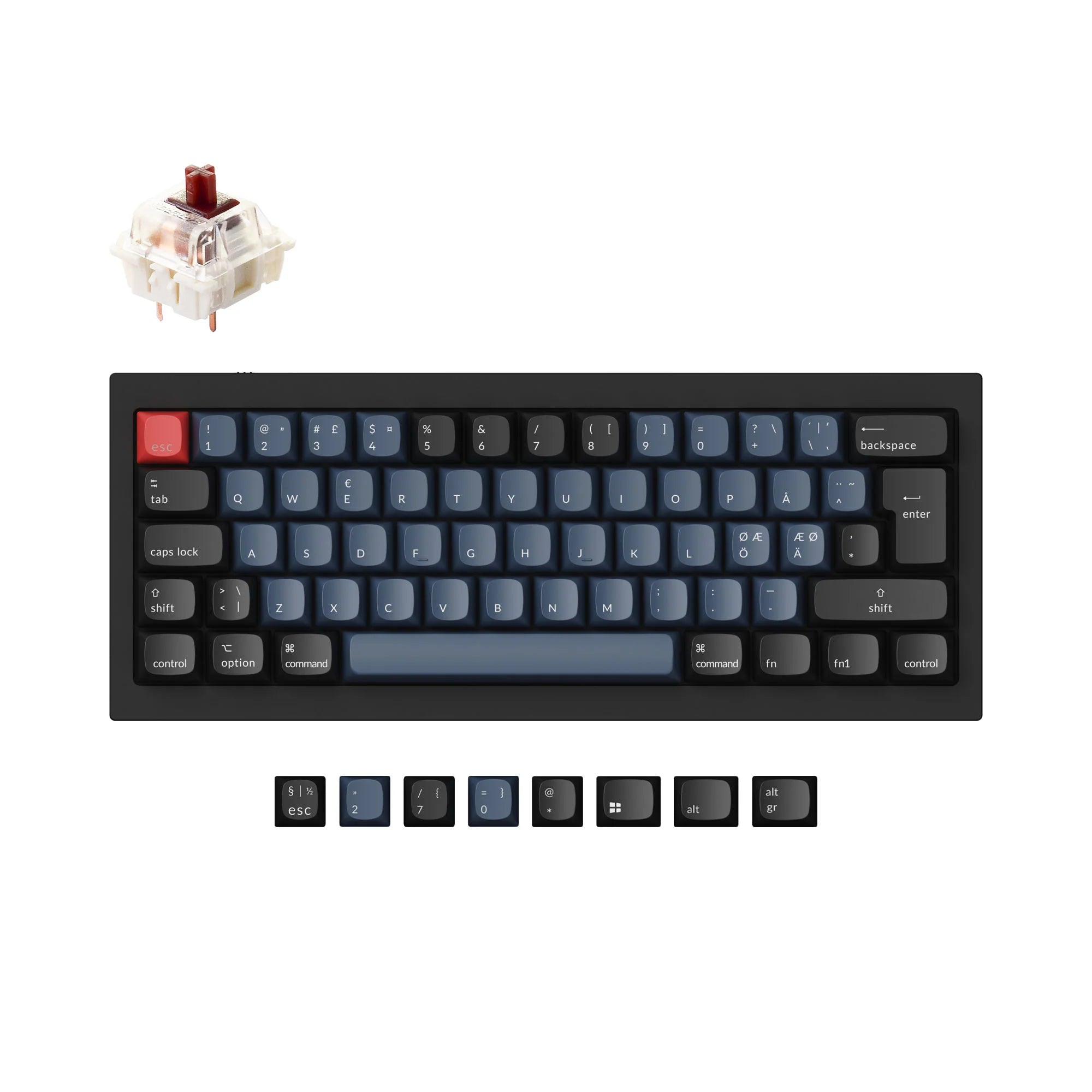 Keychron Q4 QMK Custom Mechanical Keyboard ISO Layout Collection - View 6