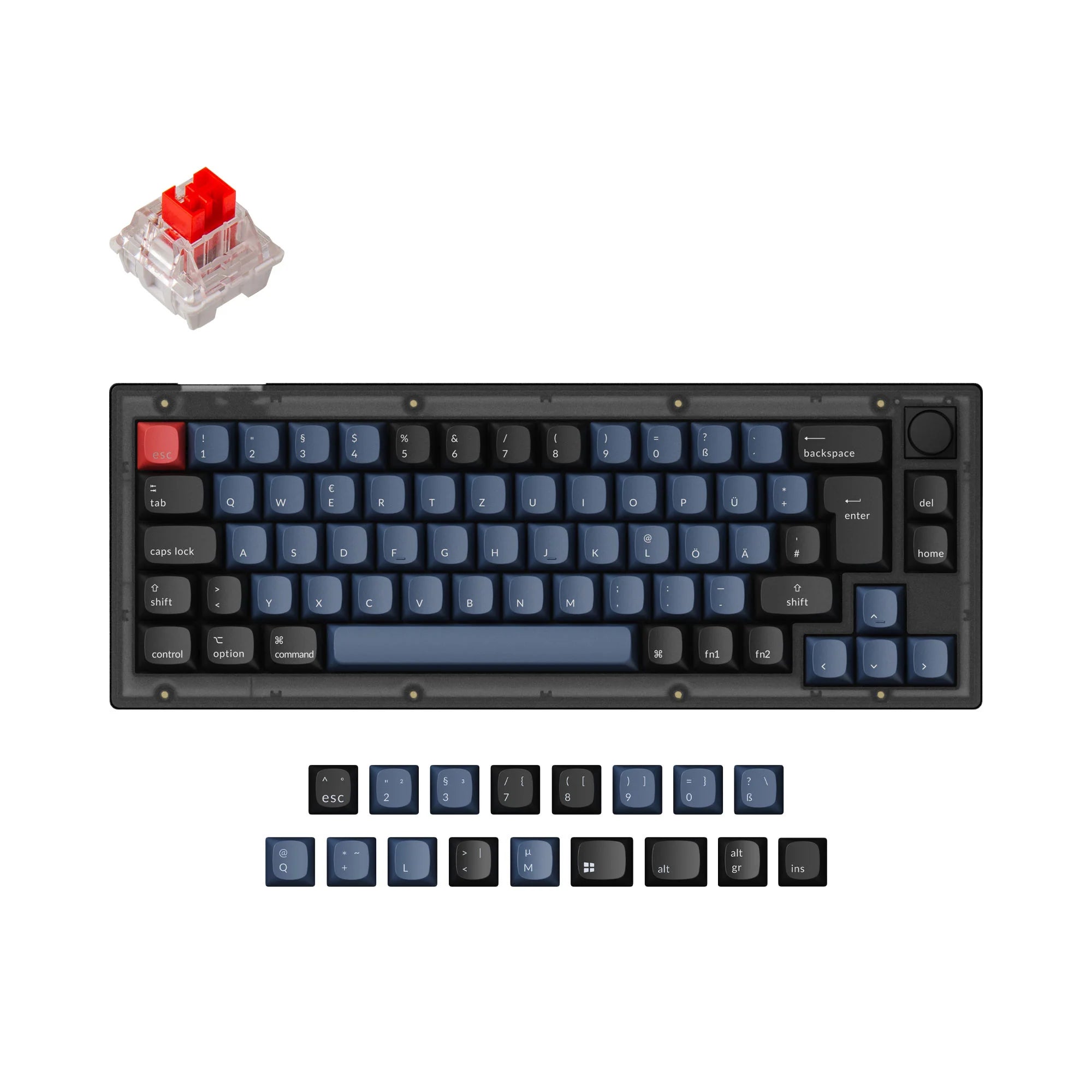 Keychron V2 QMK Custom Mechanical Keyboard ISO Layout Collection - View 5