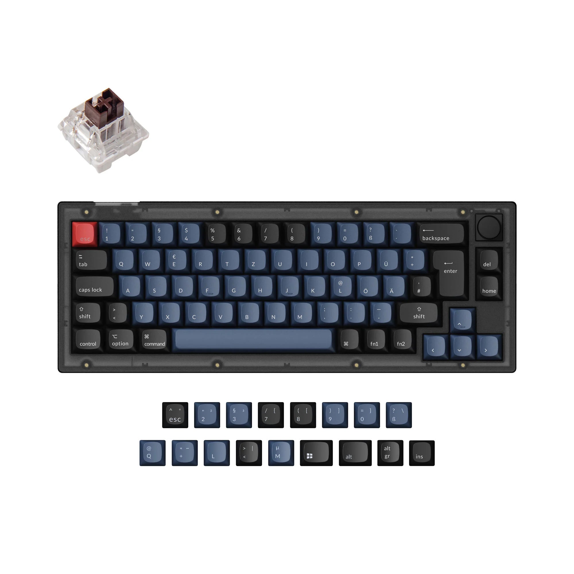 Keychron V2 QMK Custom Mechanical Keyboard ISO Layout Collection - View 6