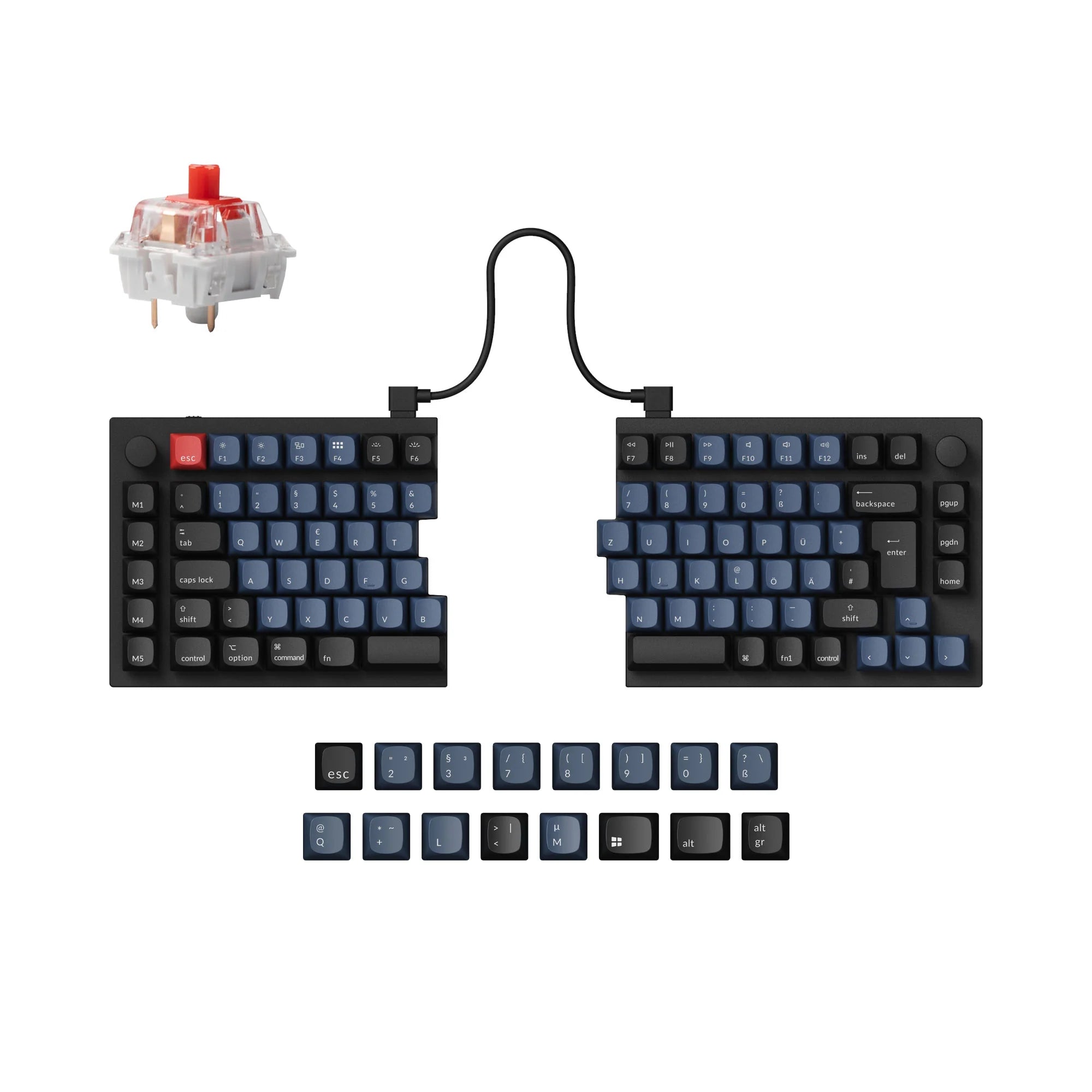 Keychron Q11 QMK Custom Mechanical Keyboard ISO Layout Collection - View 4