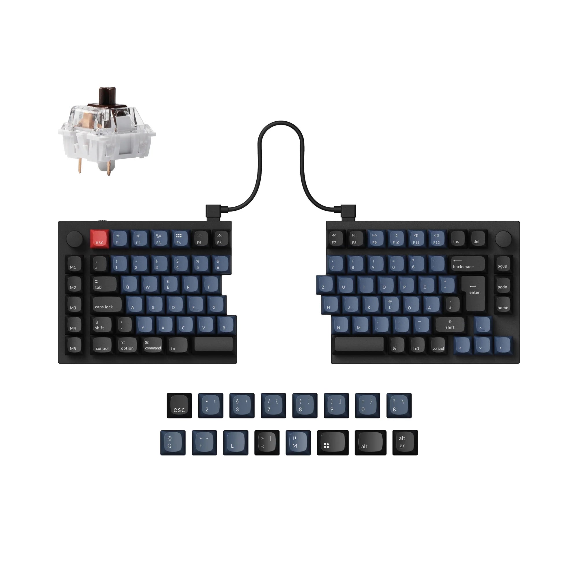 Keychron Q11 QMK Custom Mechanical Keyboard ISO Layout Collection - View 5